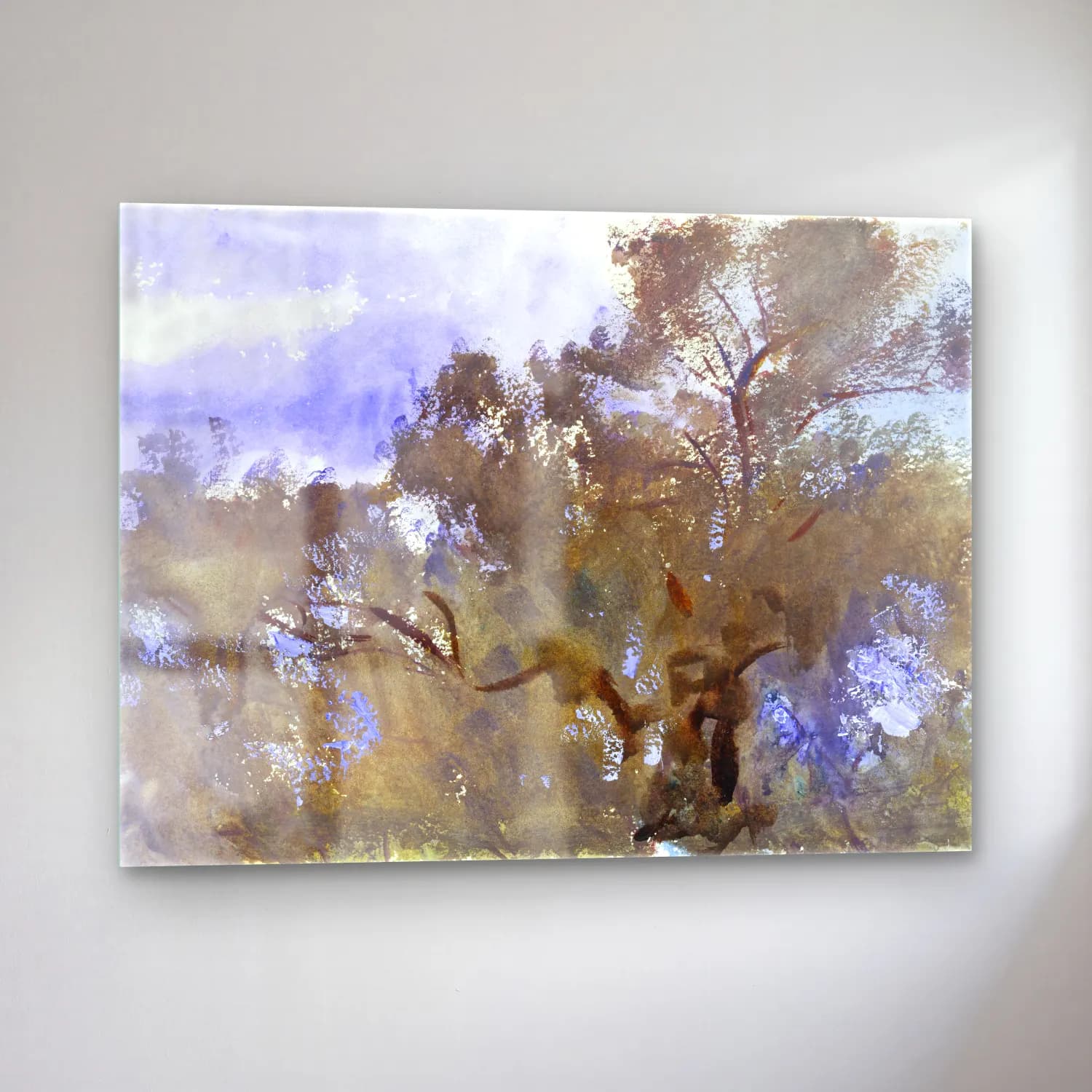 John Singer Sargent – Treetops against Sky (ca. 1909–1913) cam tablo — sol açıdan görünüm