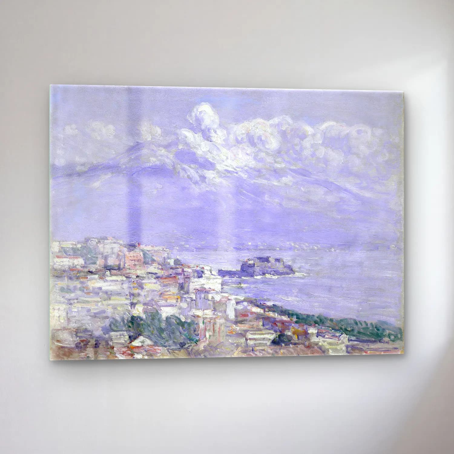 Frederick Childe Hassam – Vesuvius cam tablo — sol açıdan görünüm