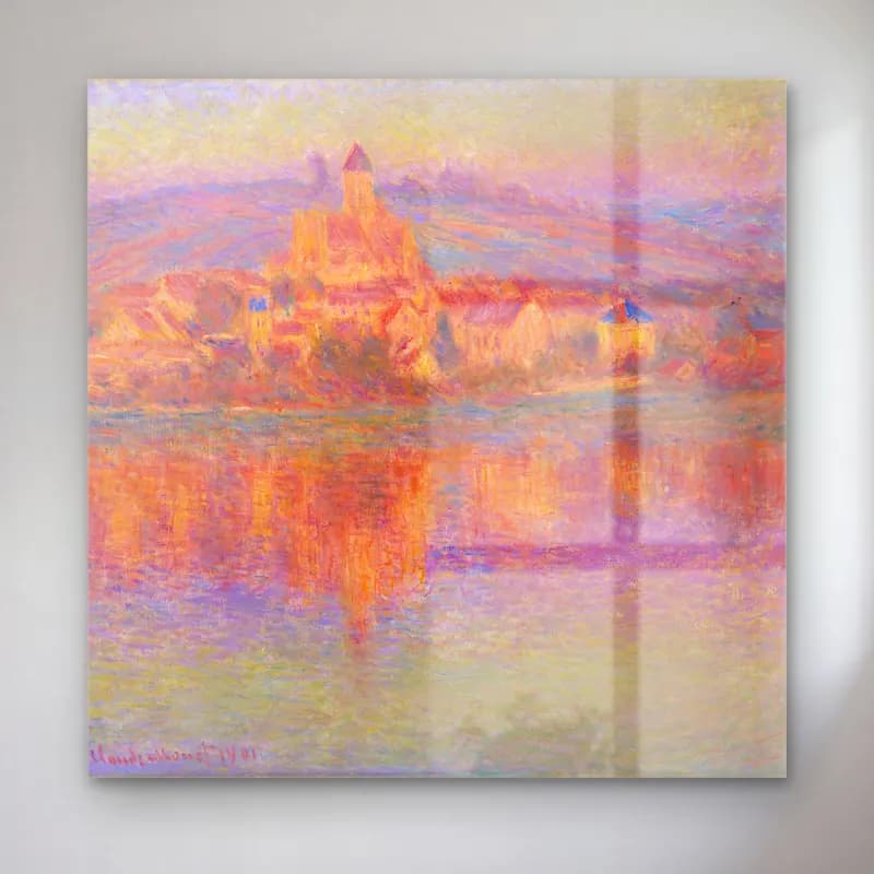 Claude Monet – Vétheuil cam tablo — Claude Monet – Vétheuil — empresyonist şato