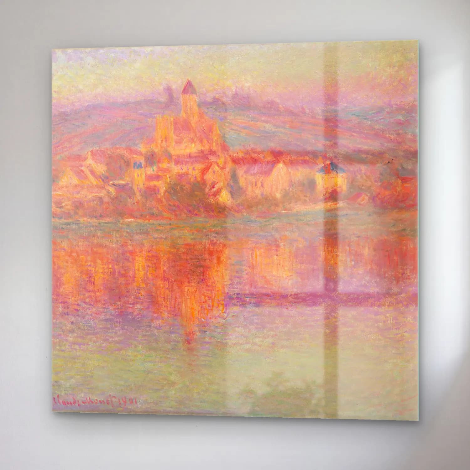 Claude Monet – Vétheuil cam tablo — sağ açıdan görünüm