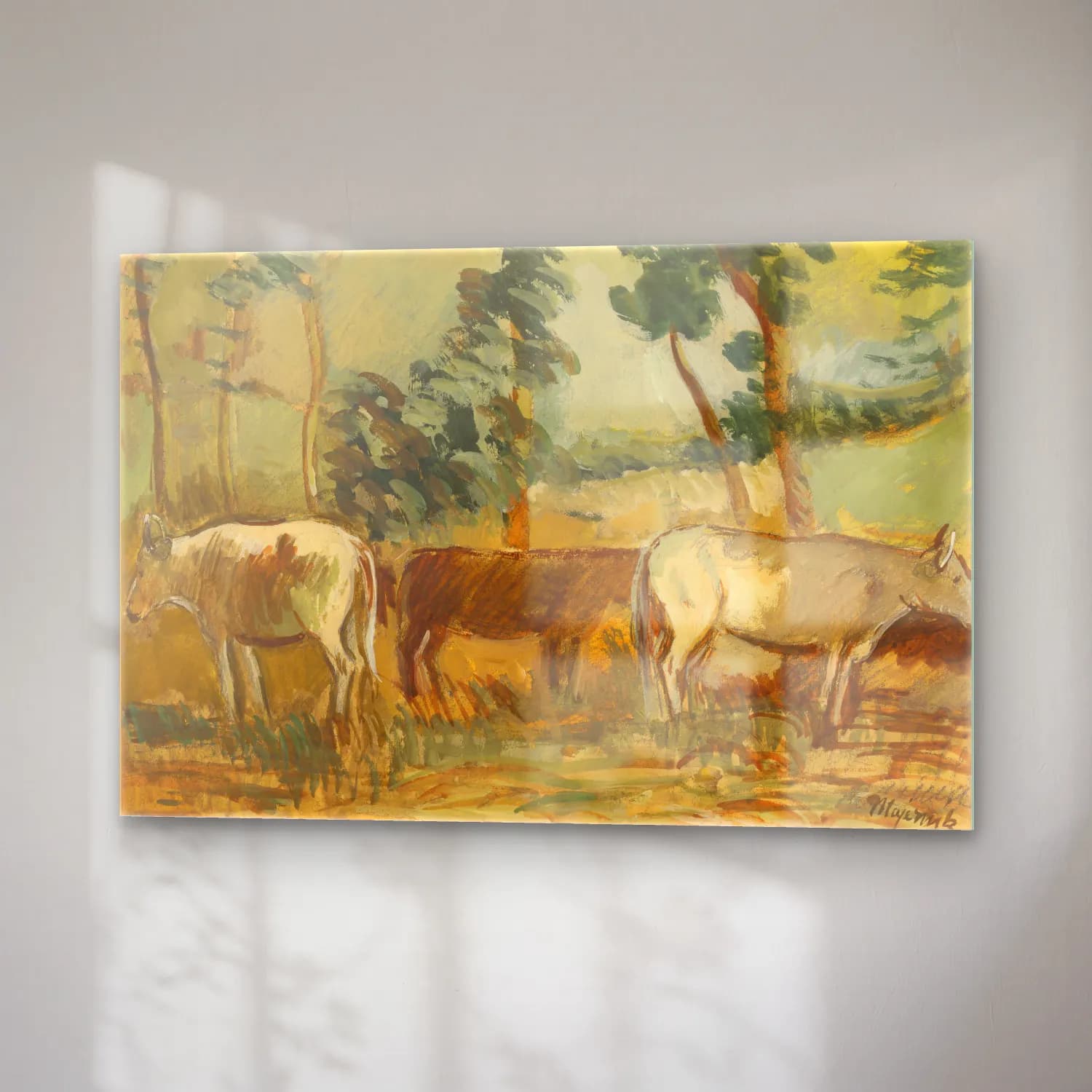 Cyprián Majerník – Cows cam tablo — sağ açıdan görünüm