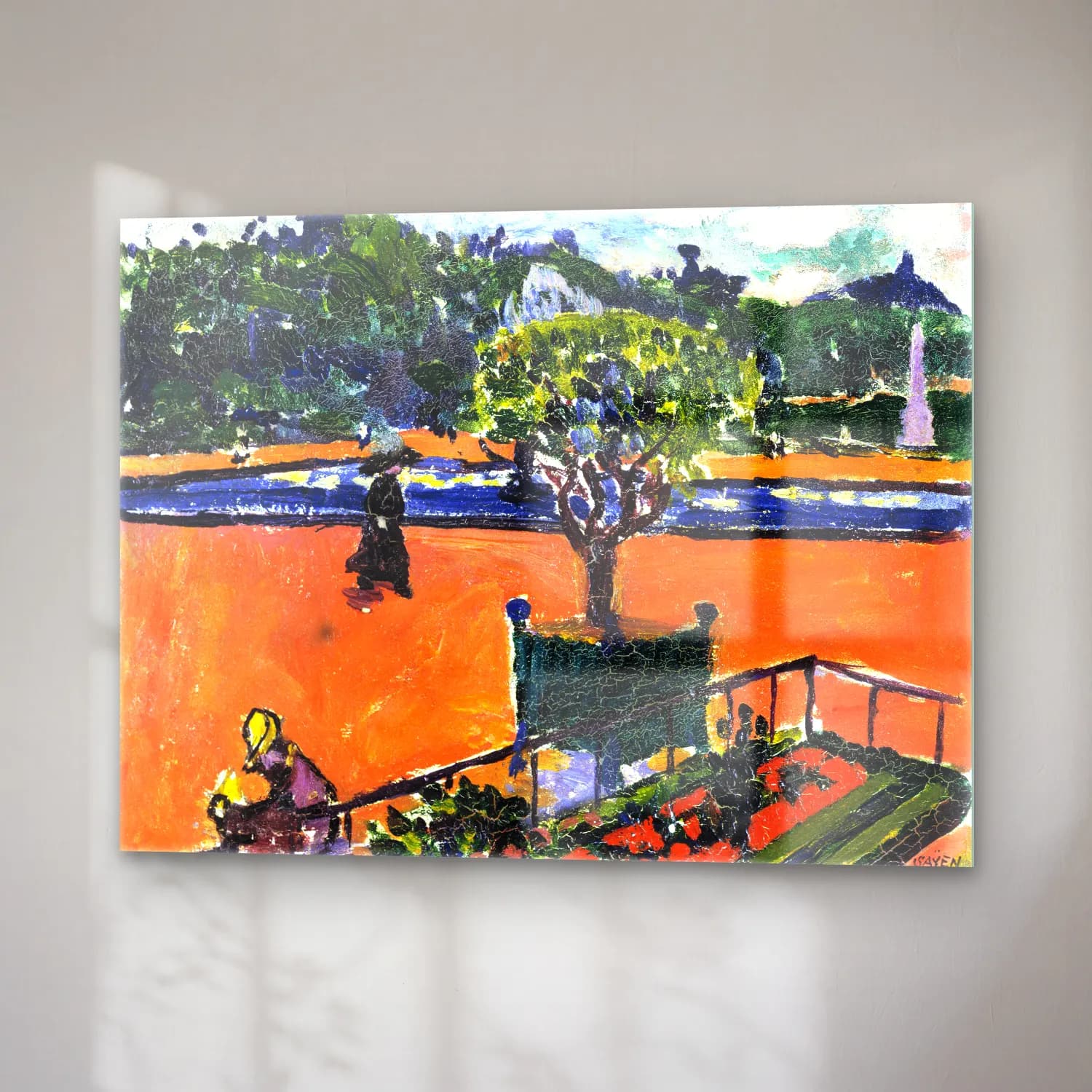 Lyman Sayen – In the Luxembourg Gardens Henry cam tablo — sağ açıdan görünüm