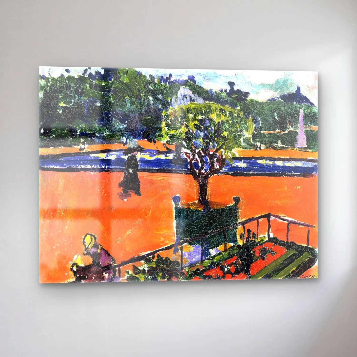 Lyman Sayen – In the Luxembourg Gardens Henry cam tablo — sol açıdan görünüm