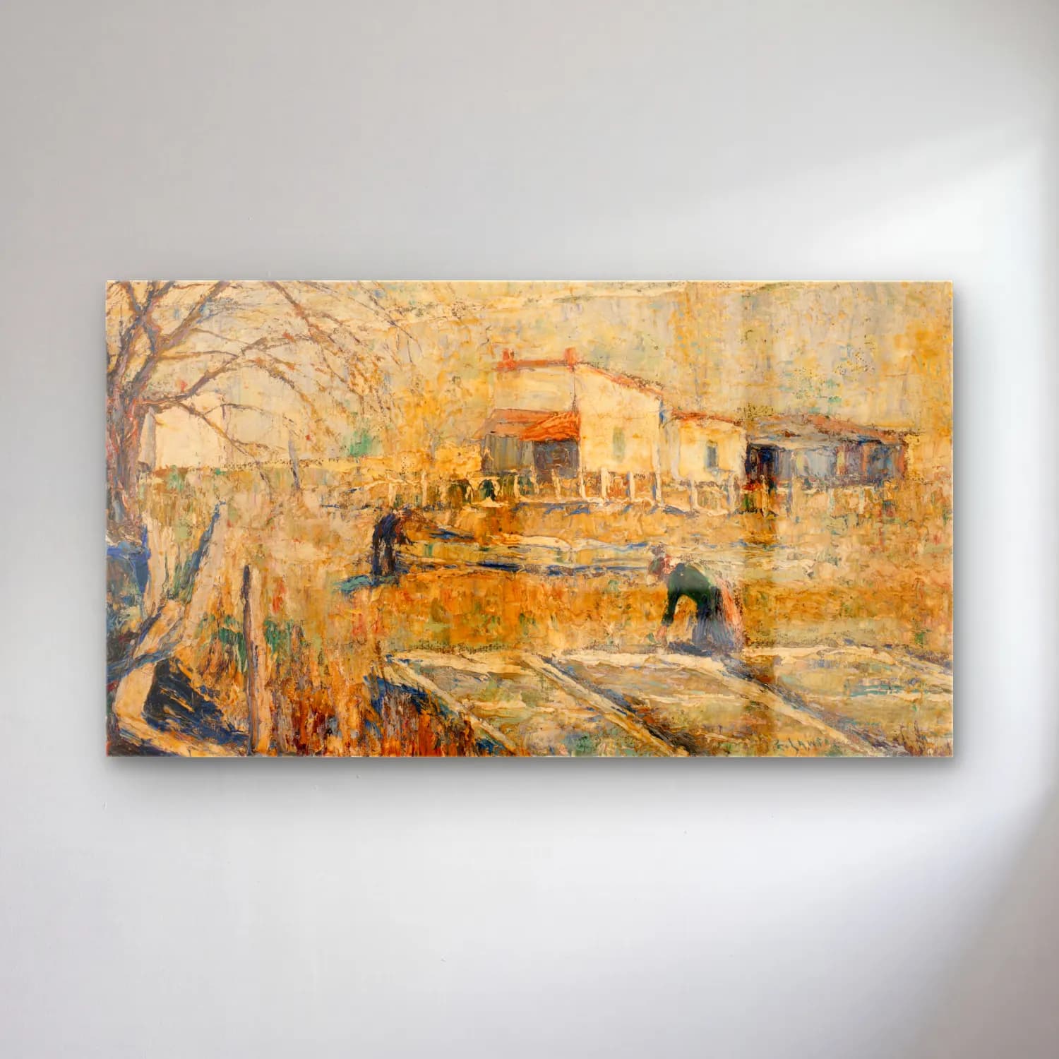 Empresyonist Kır Evi No. 41 cam tablo — Empresyonist Kır Evi No. 41 — empresyonist kır evi