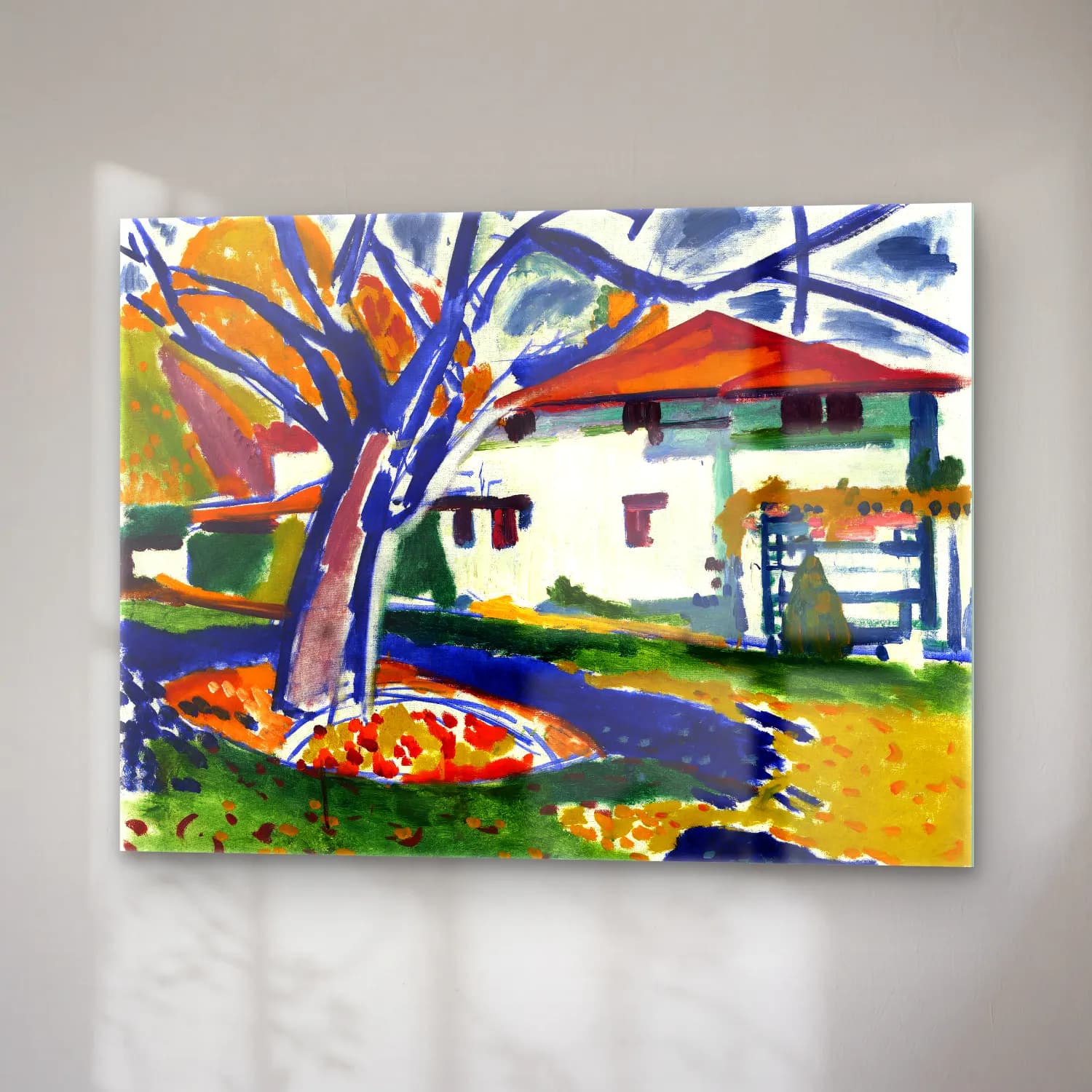 Lyman Sayen – Blue Trees Henry cam tablo — sağ açıdan görünüm