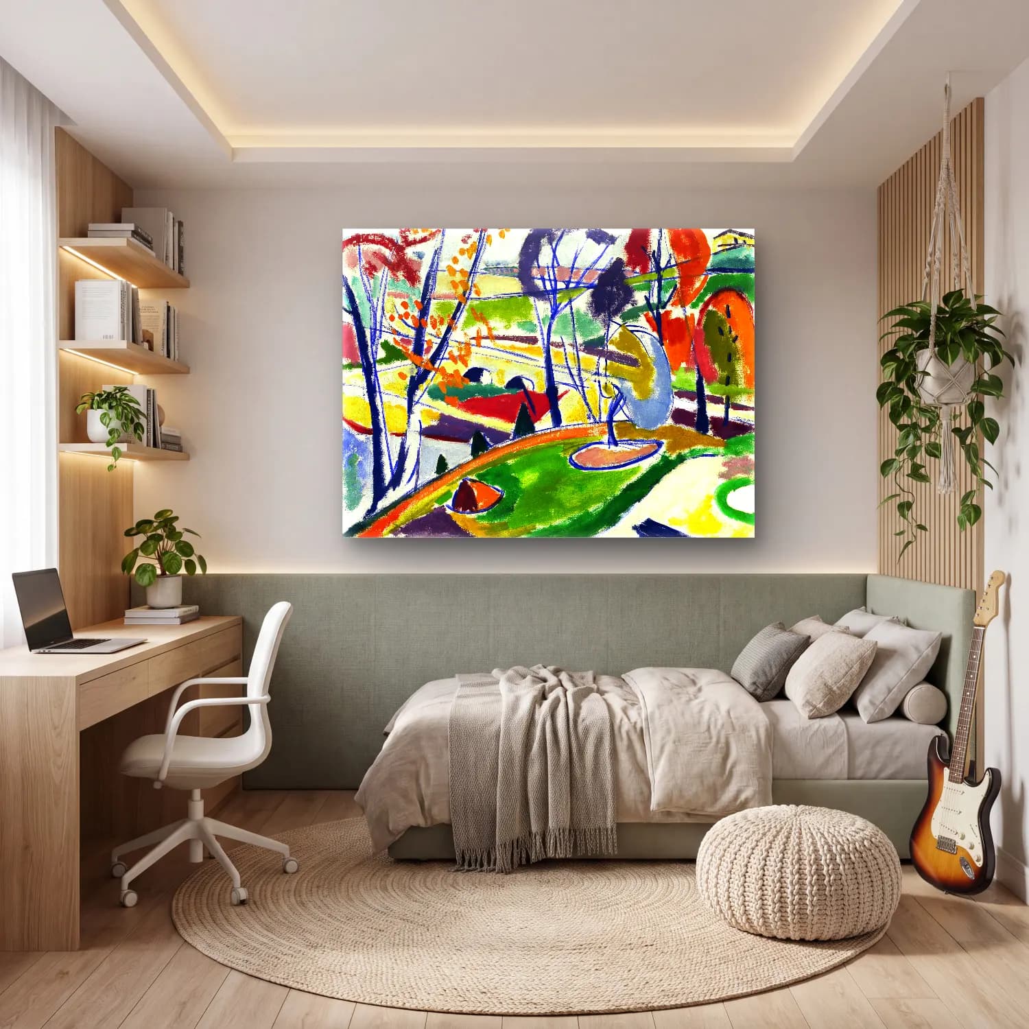 Lyman Sayen – Décor Plat Henry cam tablo — genç odasında