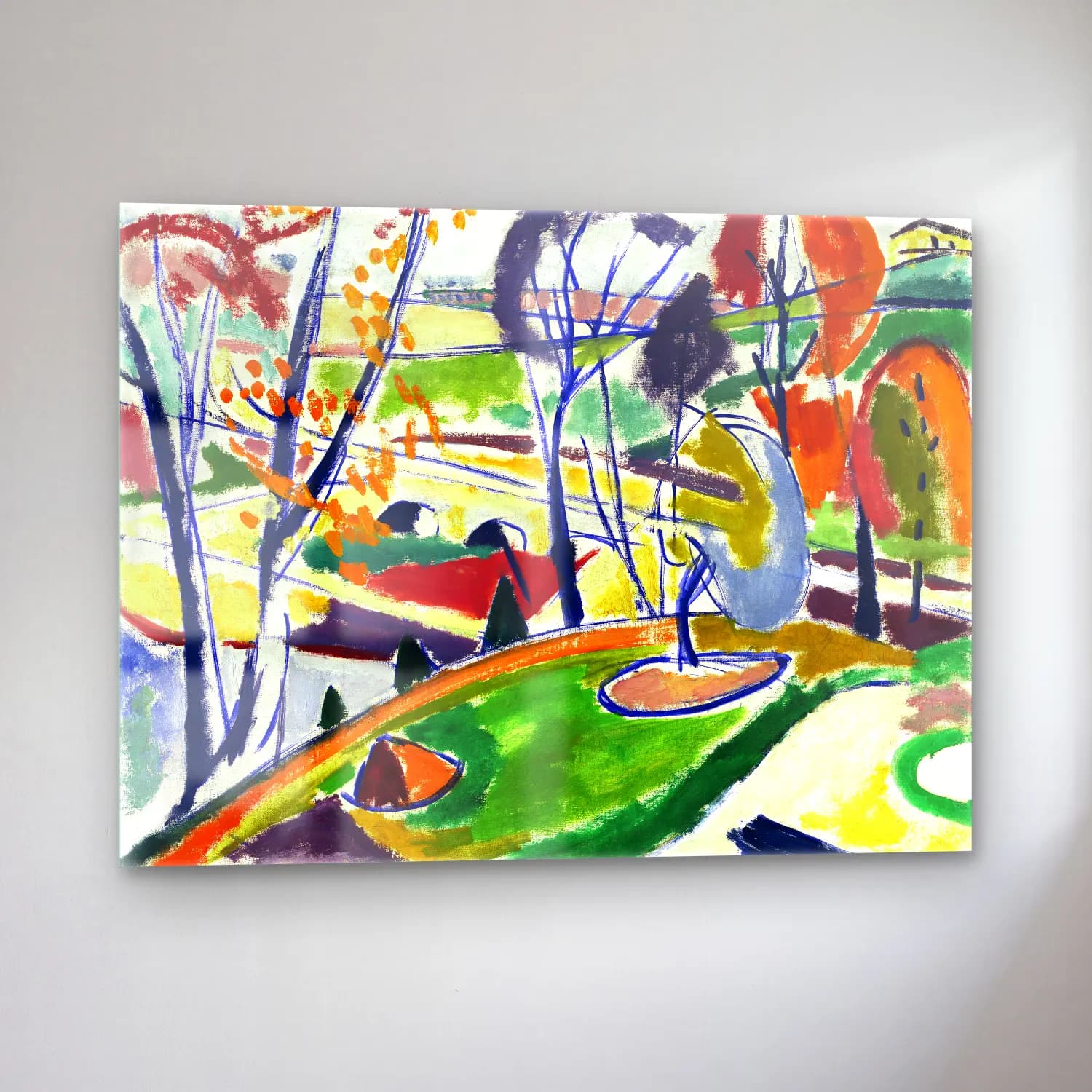 Lyman Sayen – Décor Plat Henry cam tablo — sol açıdan görünüm