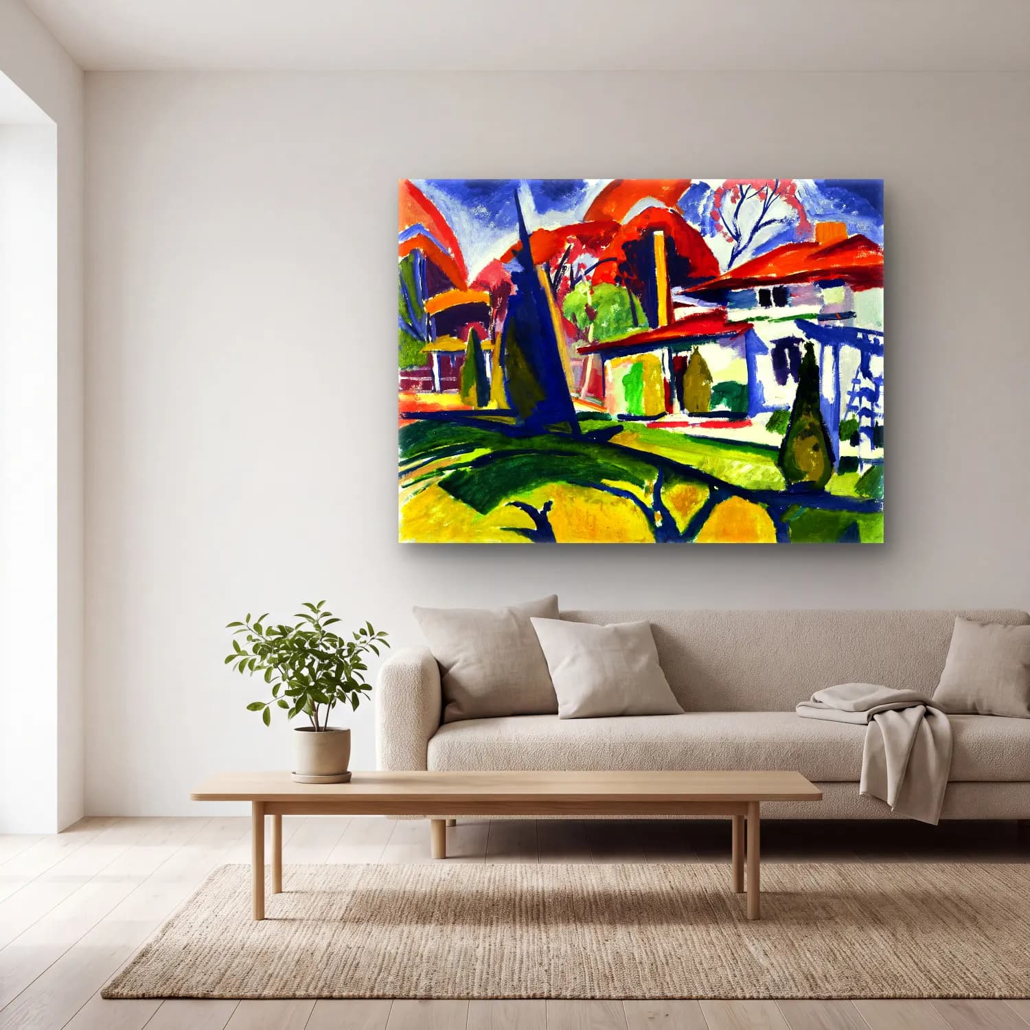 Lyman Sayen – Newman s House Henry cam tablo — açık renk salonda
