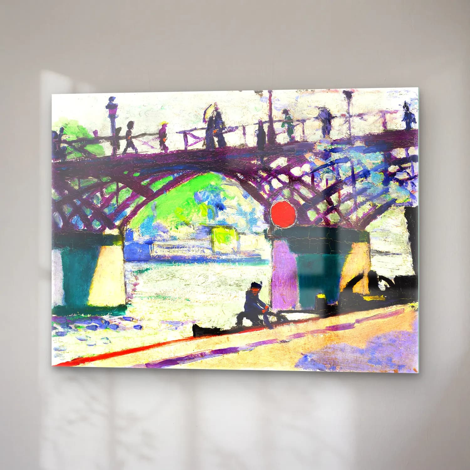 Lyman Sayen – Pont des Arts Henry cam tablo — sağ açıdan görünüm