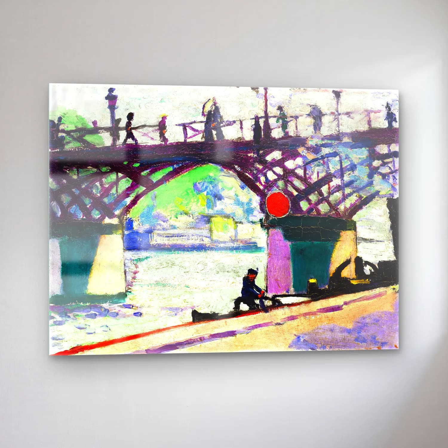 Lyman Sayen – Pont des Arts Henry cam tablo — sol açıdan görünüm