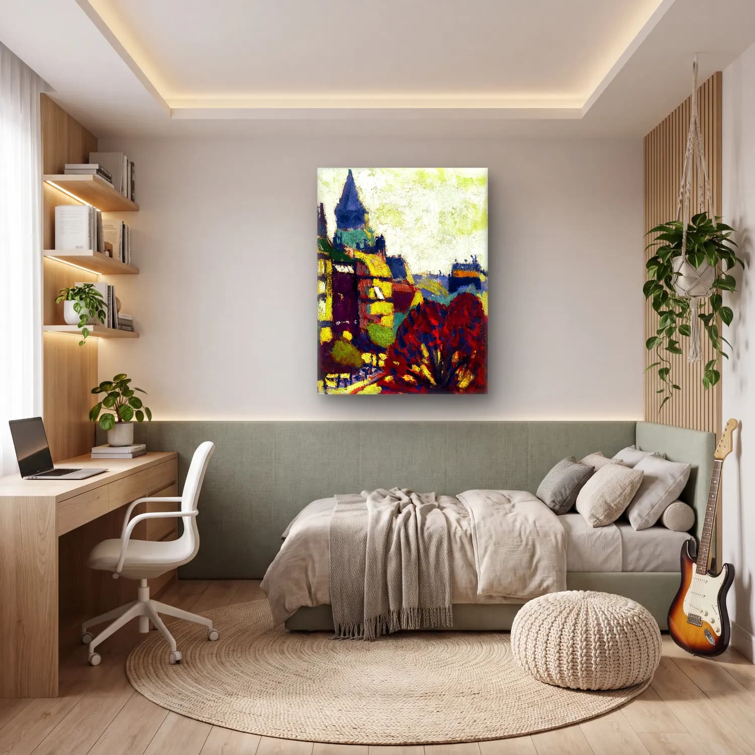 Lyman Sayen – St. Germain des Pres Henry cam tablo — genç odasında
