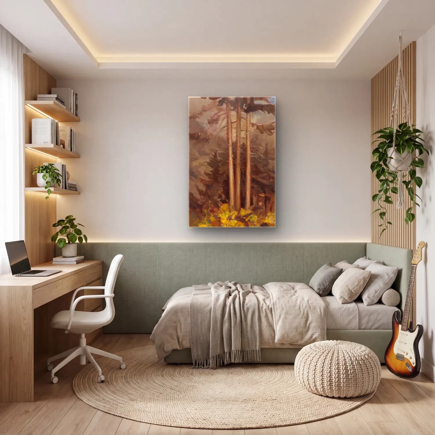Zolo Palugyay – Spruce cam tablo — genç odasında