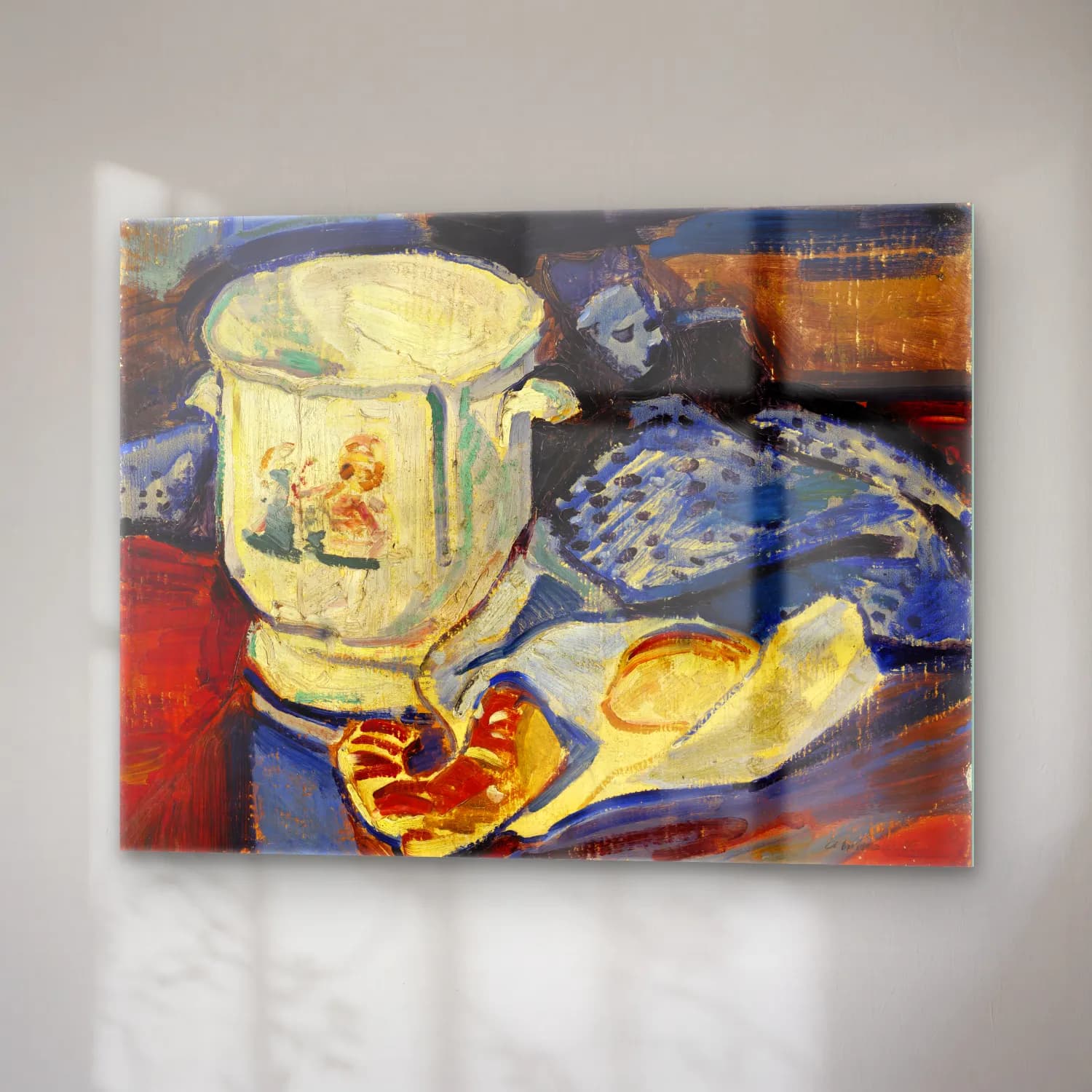 Alfred Henry Maurer – Still Life with Jardinière cam tablo — sağ açıdan görünüm