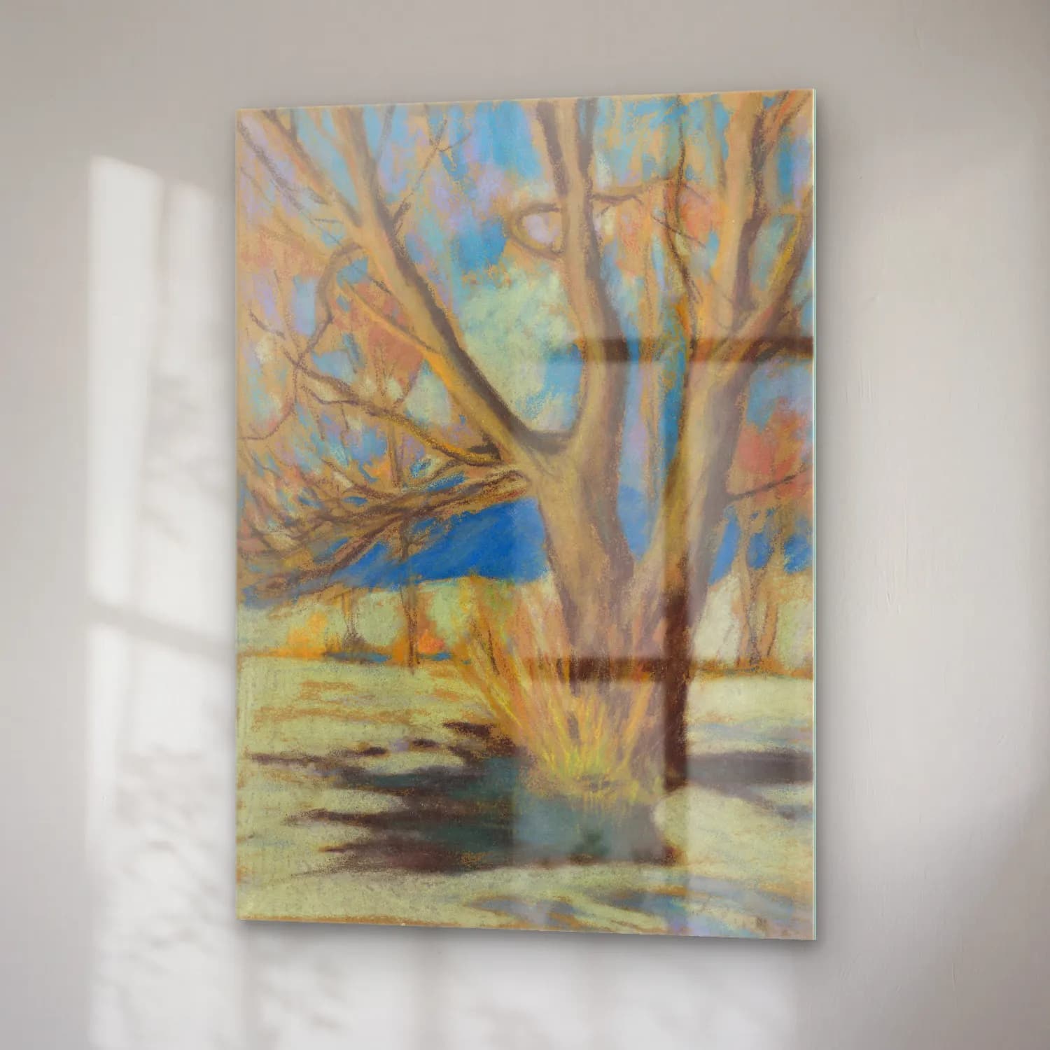 Zolo Palugyay – Study of a bare tree in the winter cam tablo — sağ açıdan görünüm