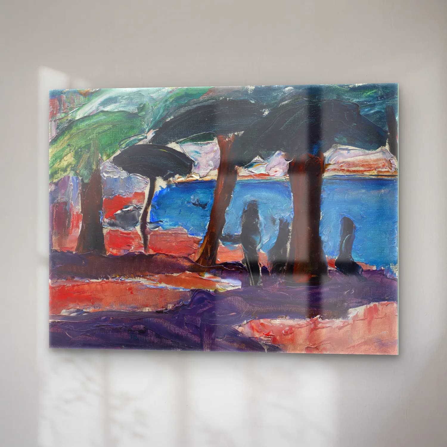 Jens Adolf Jerichau – The Quay, Bandol cam tablo — sağ açıdan görünüm