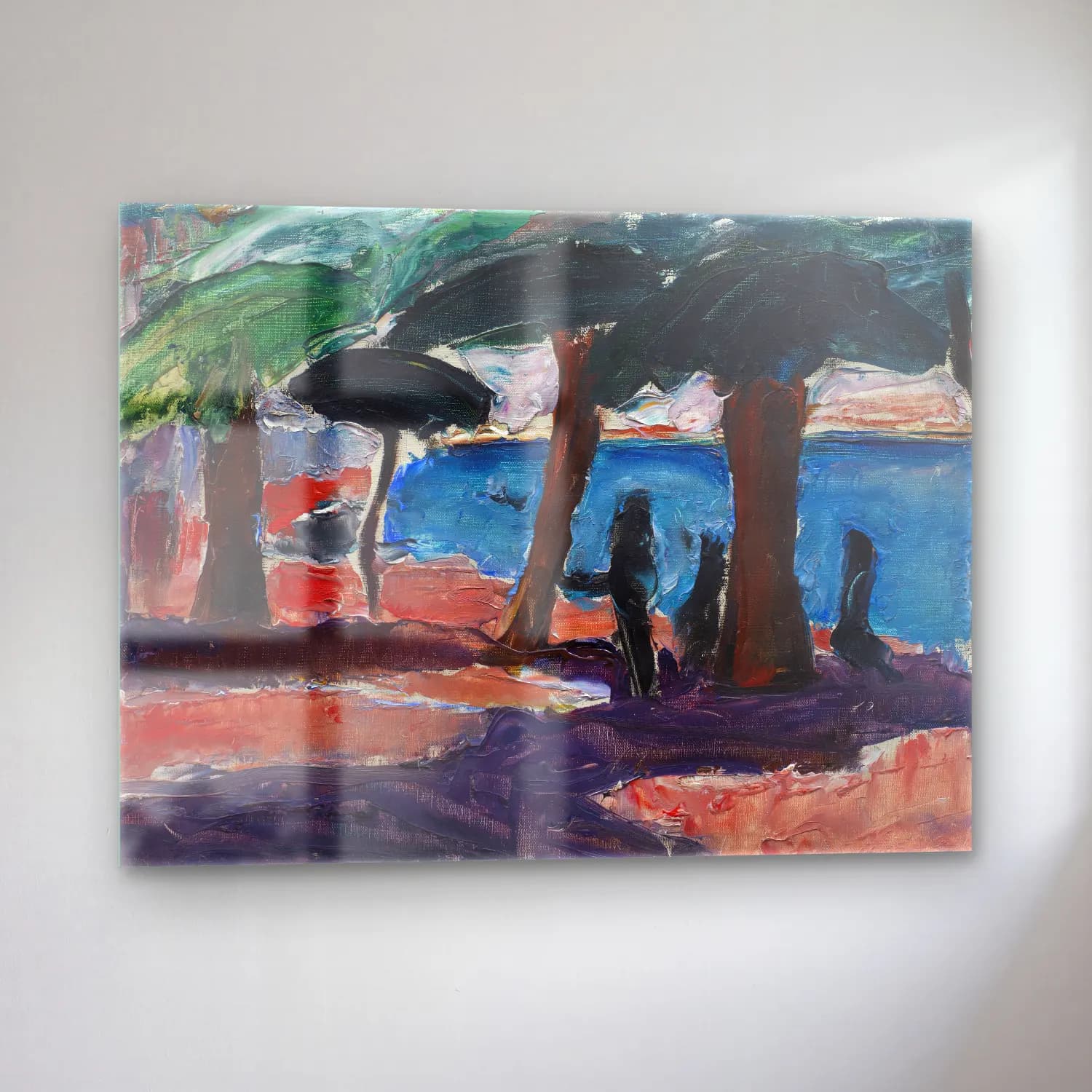 Jens Adolf Jerichau – The Quay, Bandol cam tablo — sol açıdan görünüm