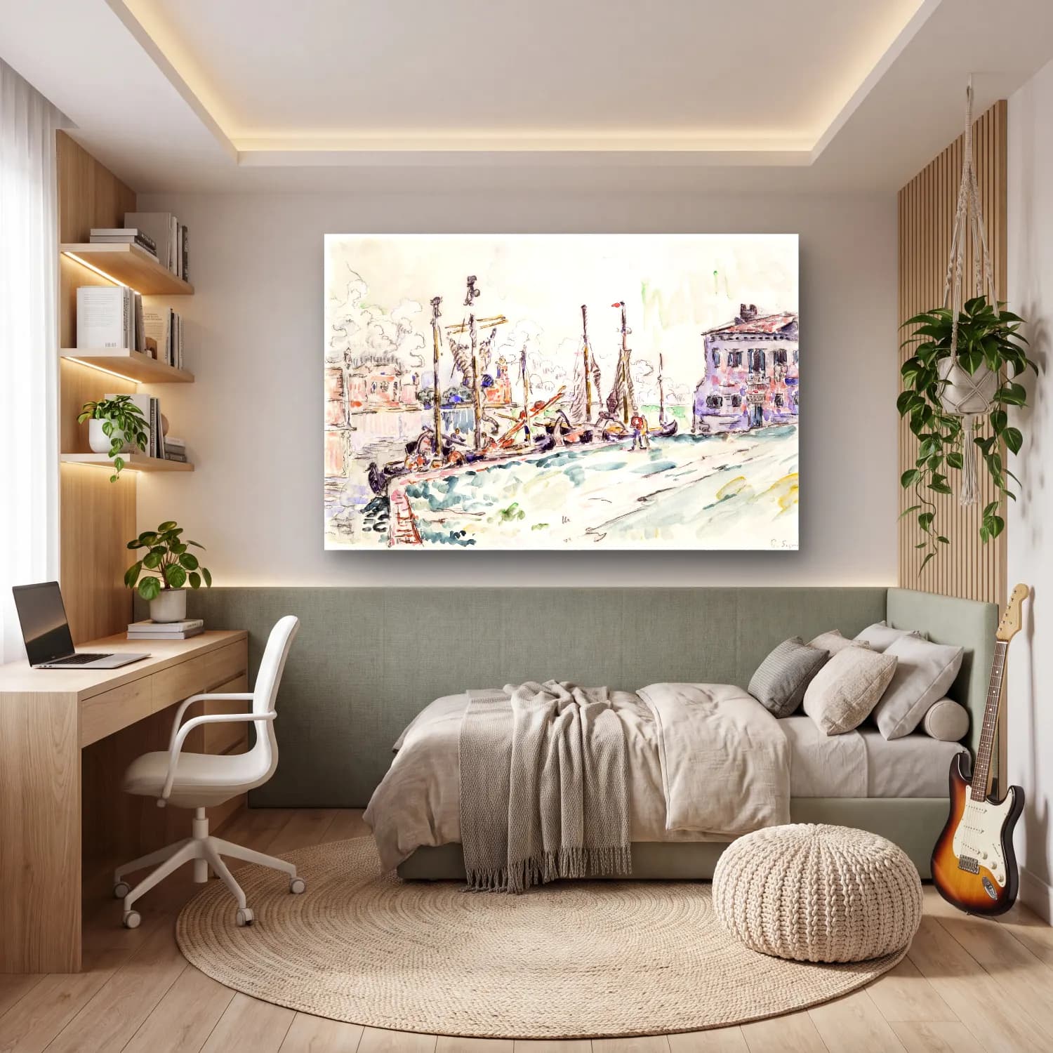 Paul Signac – Venice cam tablo — genç odasında