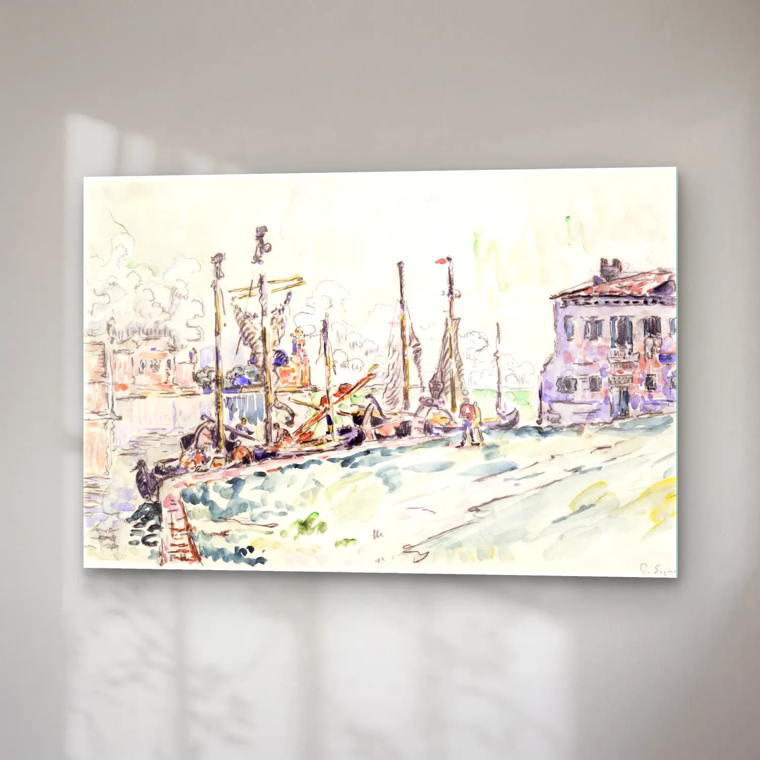 Paul Signac – Venice cam tablo — sağ açıdan görünüm