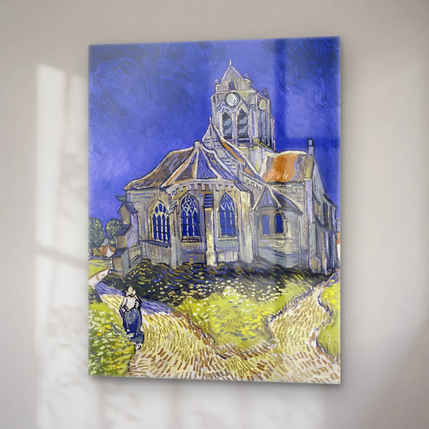 Empresyonist Katedral No. 9 cam tablo — sağ açıdan görünüm
