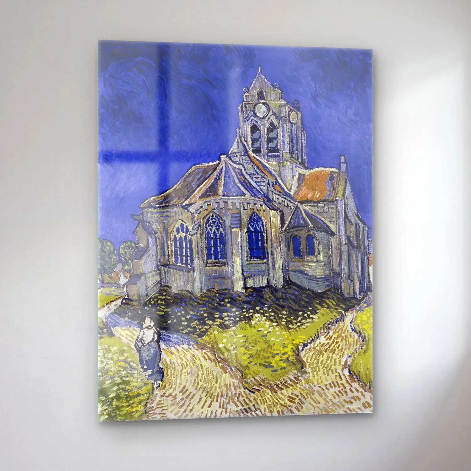 Empresyonist Katedral No. 9 cam tablo — sol açıdan görünüm