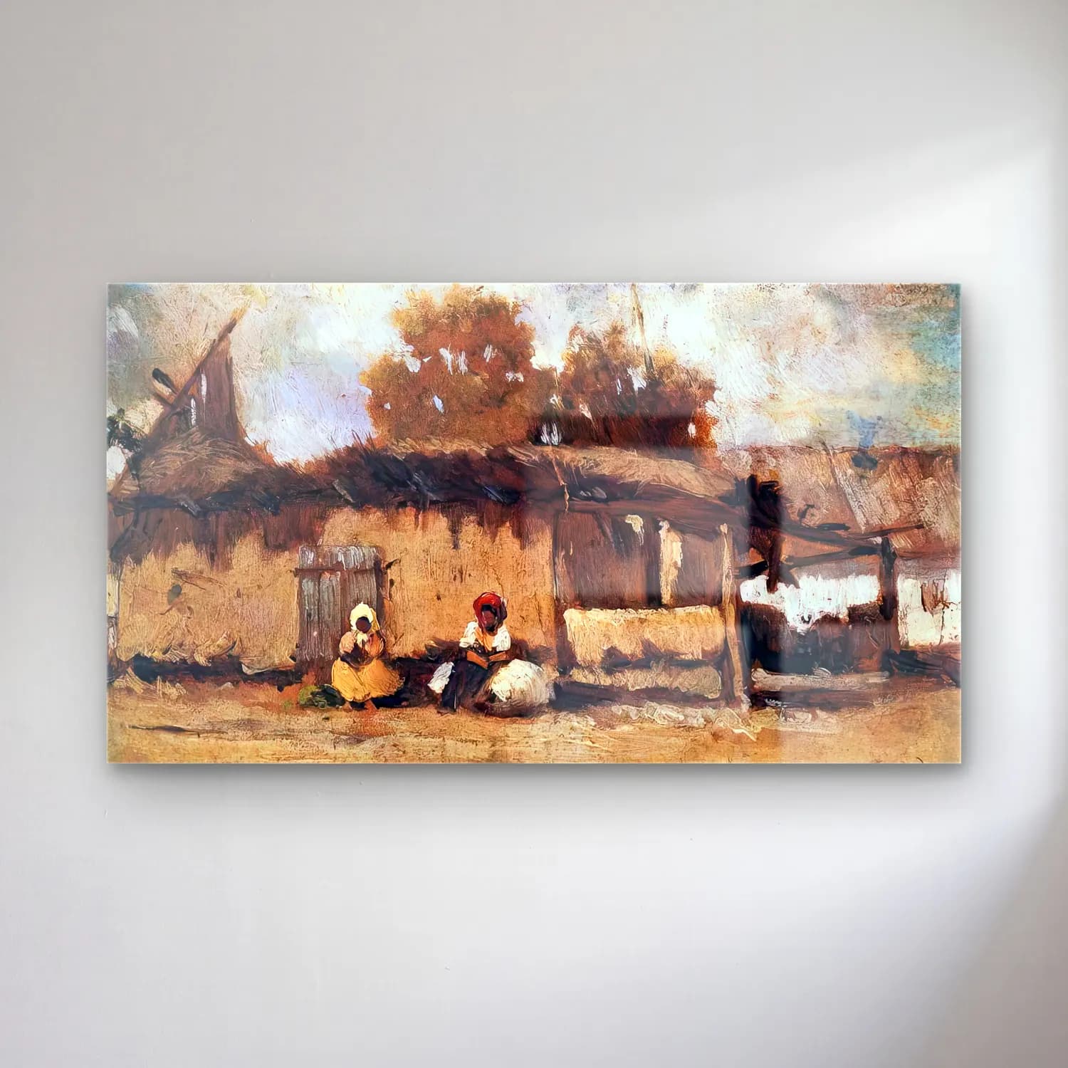Empresyonist Kır Evi No. 22 cam tablo — Empresyonist Kır Evi No. 22 — empresyonist kır evi