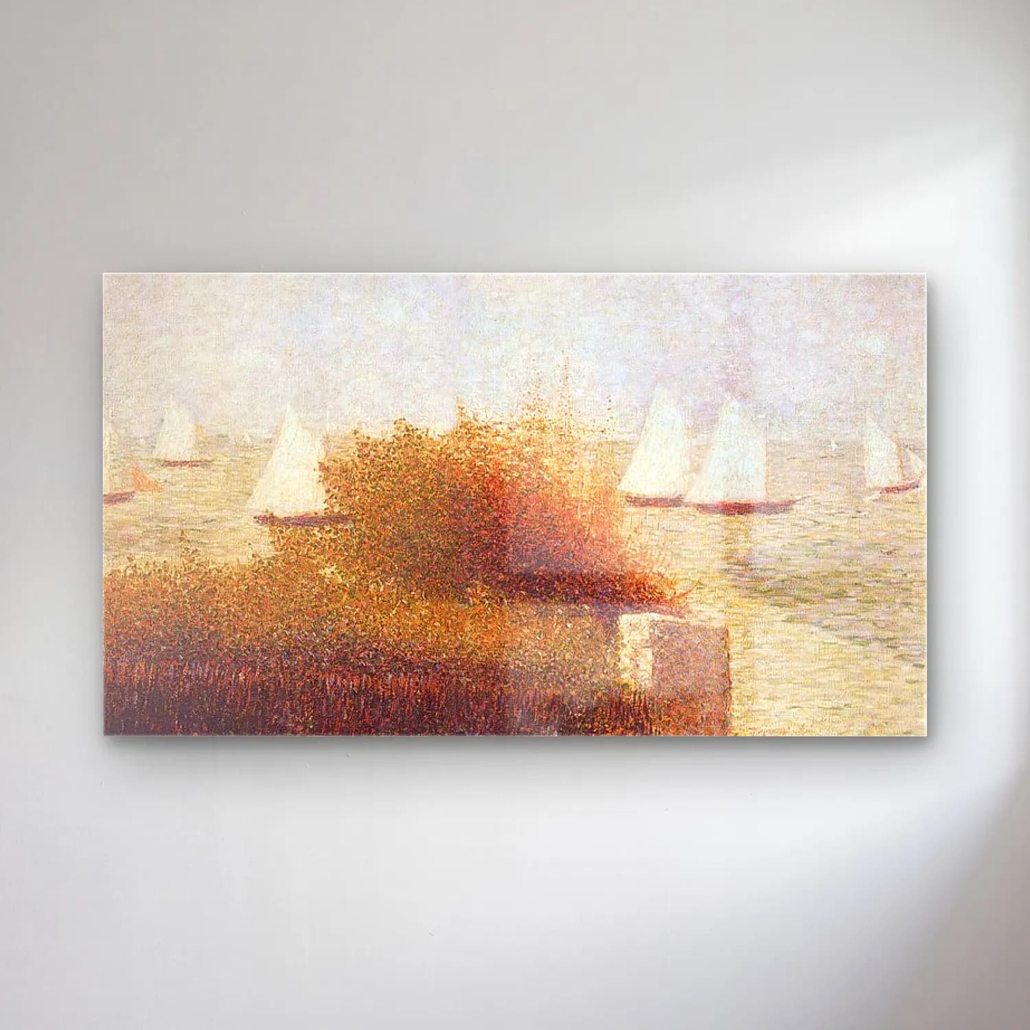 Empresyonist Yelkenliler No. 19 cam tablo — Empresyonist Yelkenliler No. 19 — empresyonist yelkenliler