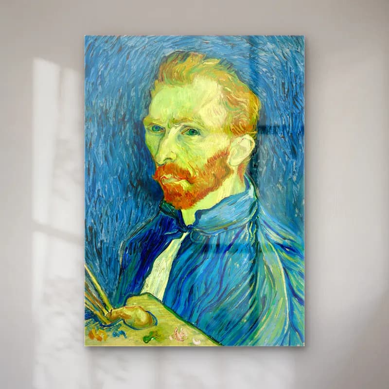 Empresyonist Erkek Portresi No. 31 cam tablo — Empresyonist Erkek Portresi No. 31 — empresyonist erkek portresi
