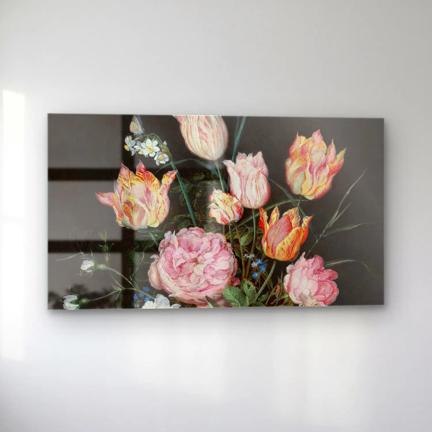 Jan Brueghel The Elder – Flowers in a Wan-Li Vase cam tablo — sol açıdan görünüm