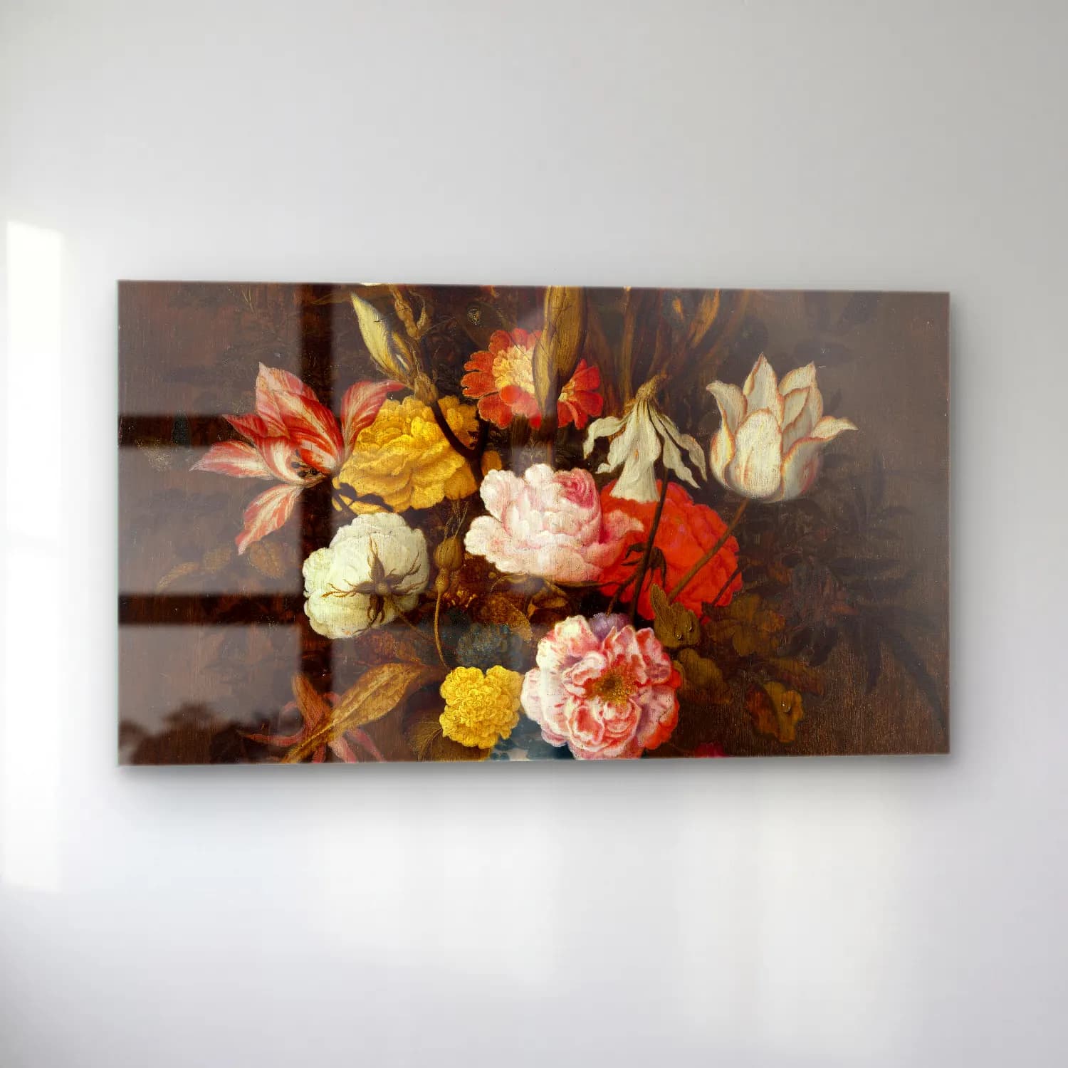 Balthasar van der Ast – Floral Still Life with Shells cam tablo — sol açıdan görünüm