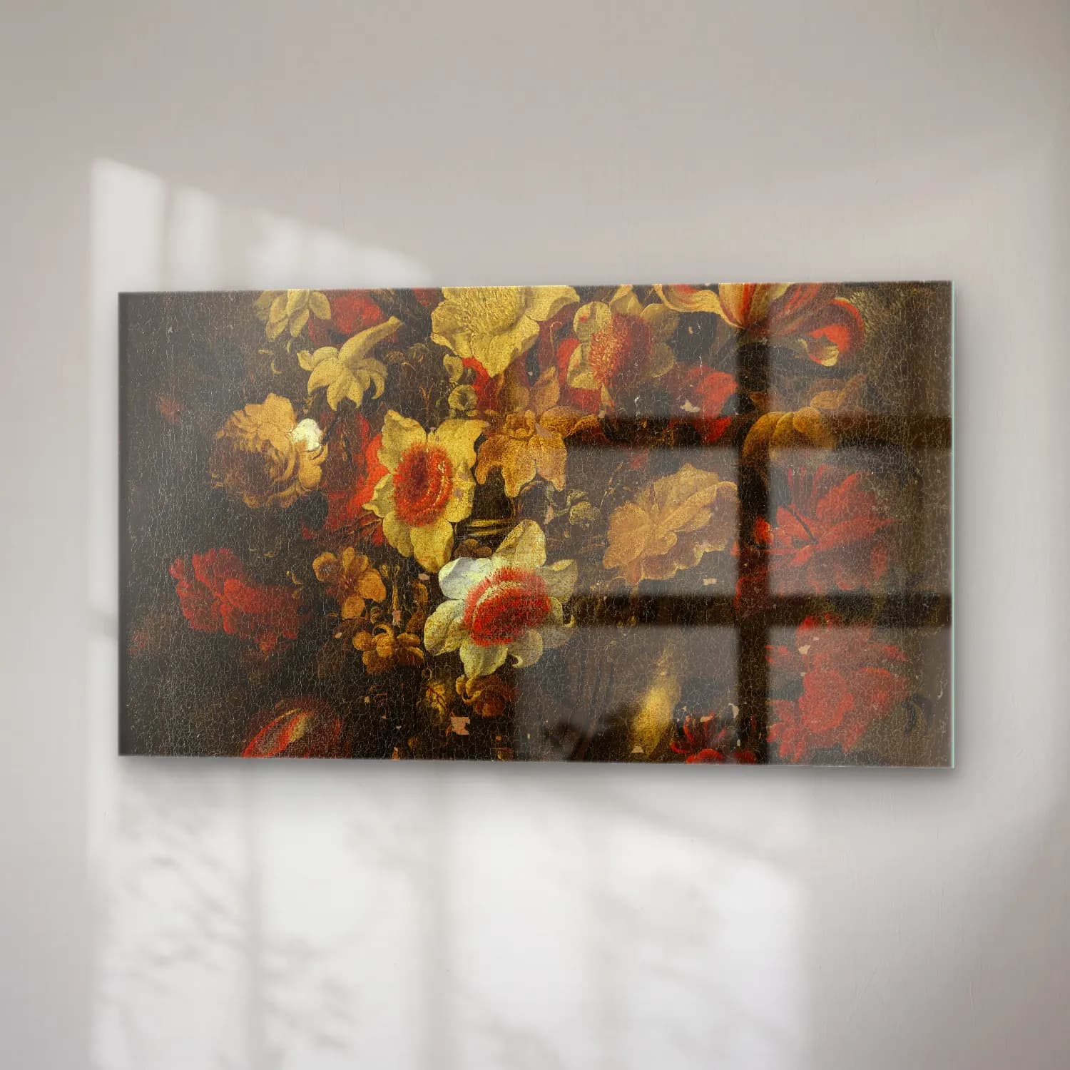 Juan de Arellano – Floral Still Life cam tablo — sağ açıdan görünüm