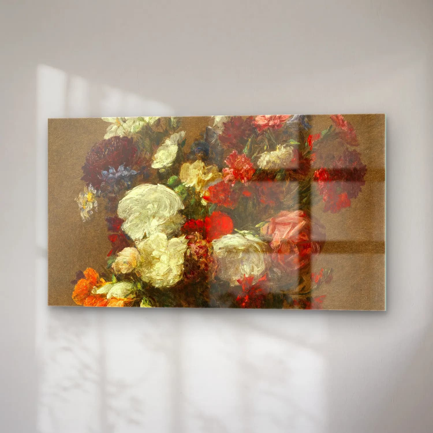 Henri Fantin-Latour – Fleurs Diverses cam tablo — sağ açıdan görünüm