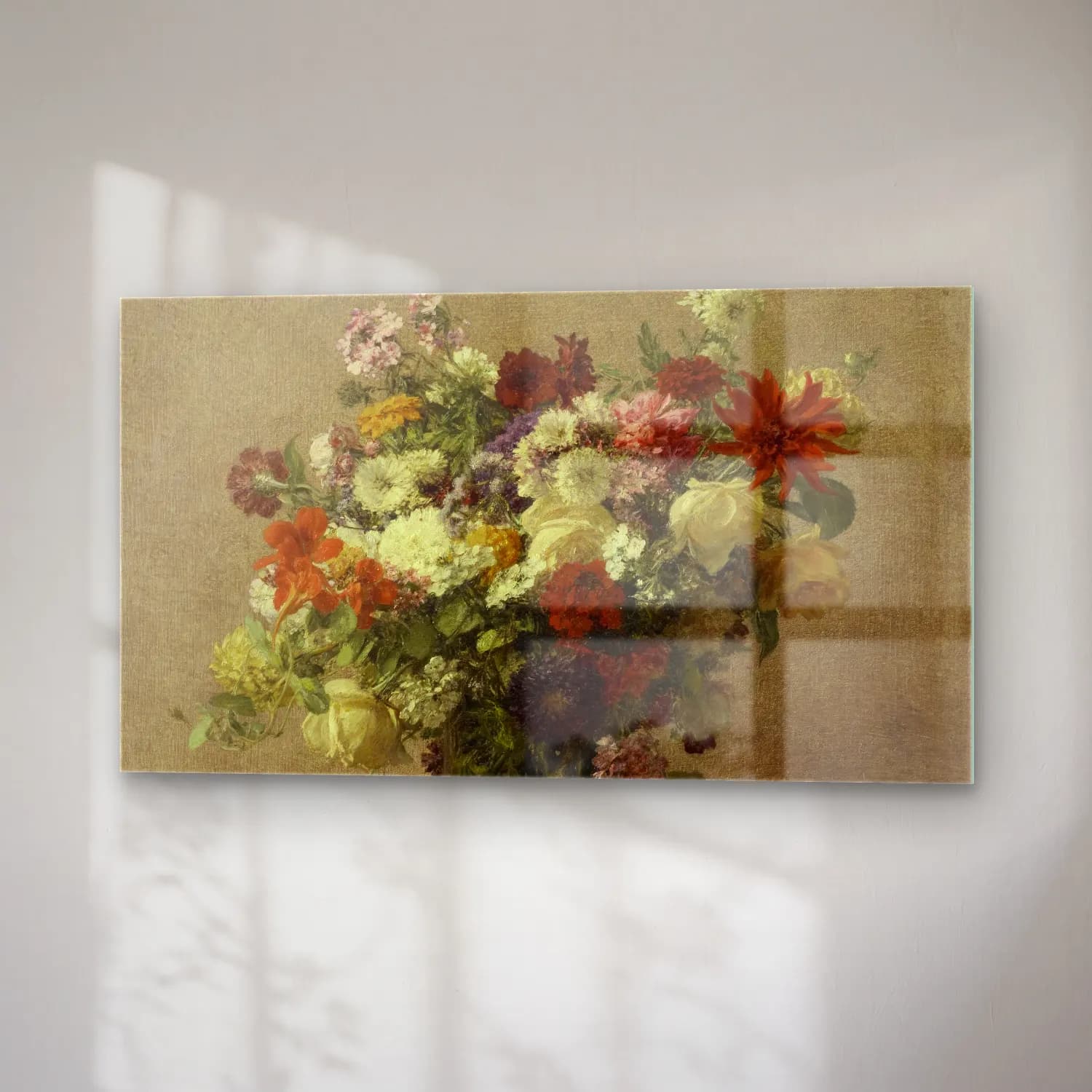 Henri Fantin-Latour – Flowers from Normandy cam tablo — sağ açıdan görünüm