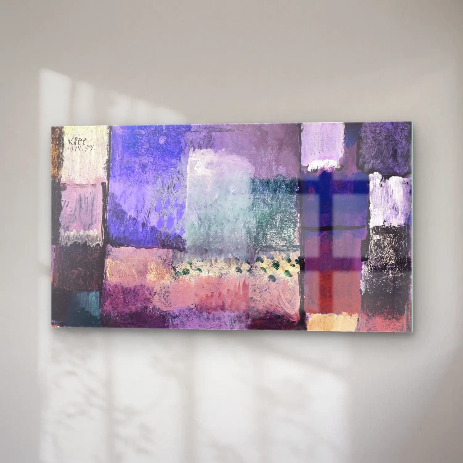 Paul Klee – About a motif from Hammamet cam tablo — sağ açıdan görünüm