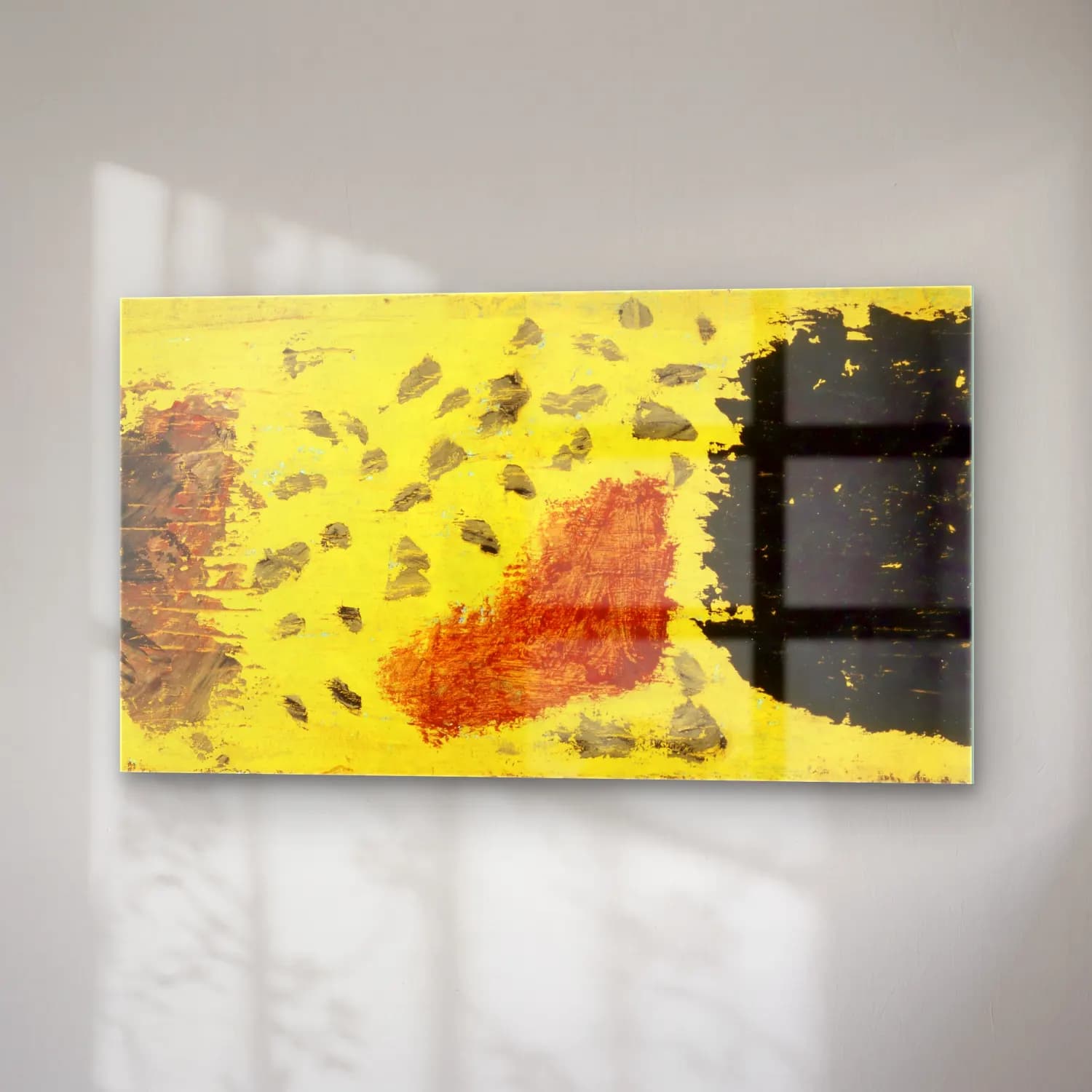 Paul Klee – Black, still in place cam tablo — sağ açıdan görünüm