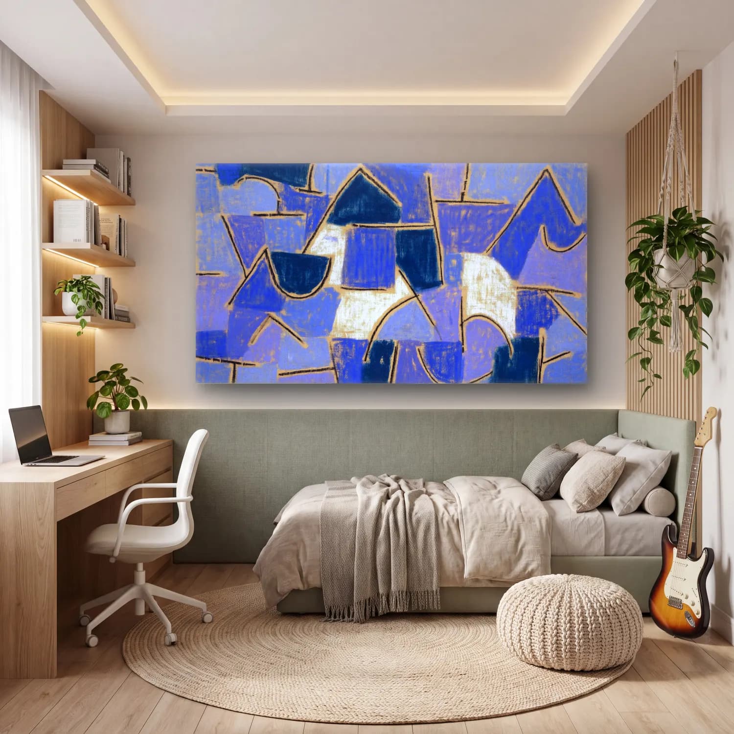 Paul Klee – Blue night cam tablo — genç odasında