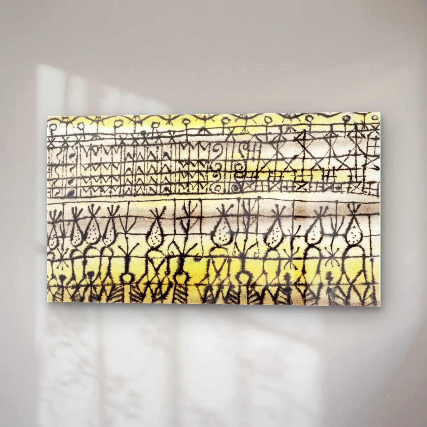 Paul Klee – Cooling in a hot zone garden cam tablo — sağ açıdan görünüm