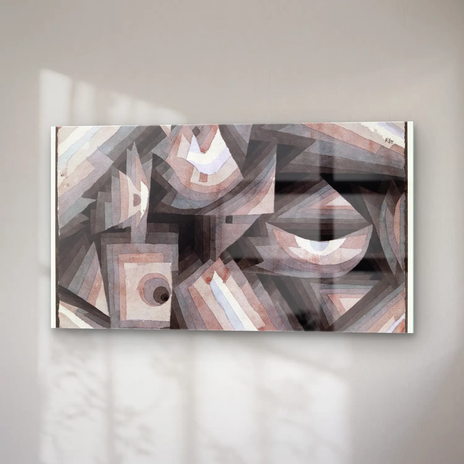 Paul Klee – Crystal gradation cam tablo — sağ açıdan görünüm