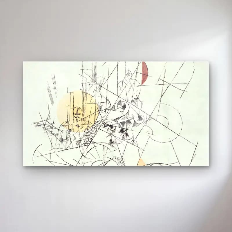 Paul Klee – Hope and Destruction (Zerstörung und Hoffnung) – Siyah Beyaz Tonlar cam tablo — Paul Klee – Hope and Destruction (Zerstörung und Hoffnung) – Siyah Beyaz Tonlar — bauhaus soyut yüz
