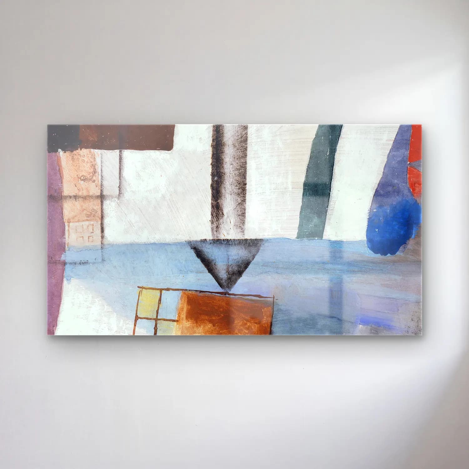 Paul Klee – White Easter II – Siyah Beyaz Tonlar cam tablo — Paul Klee – White Easter II – Siyah Beyaz Tonlar — modern soyut soyut formlar