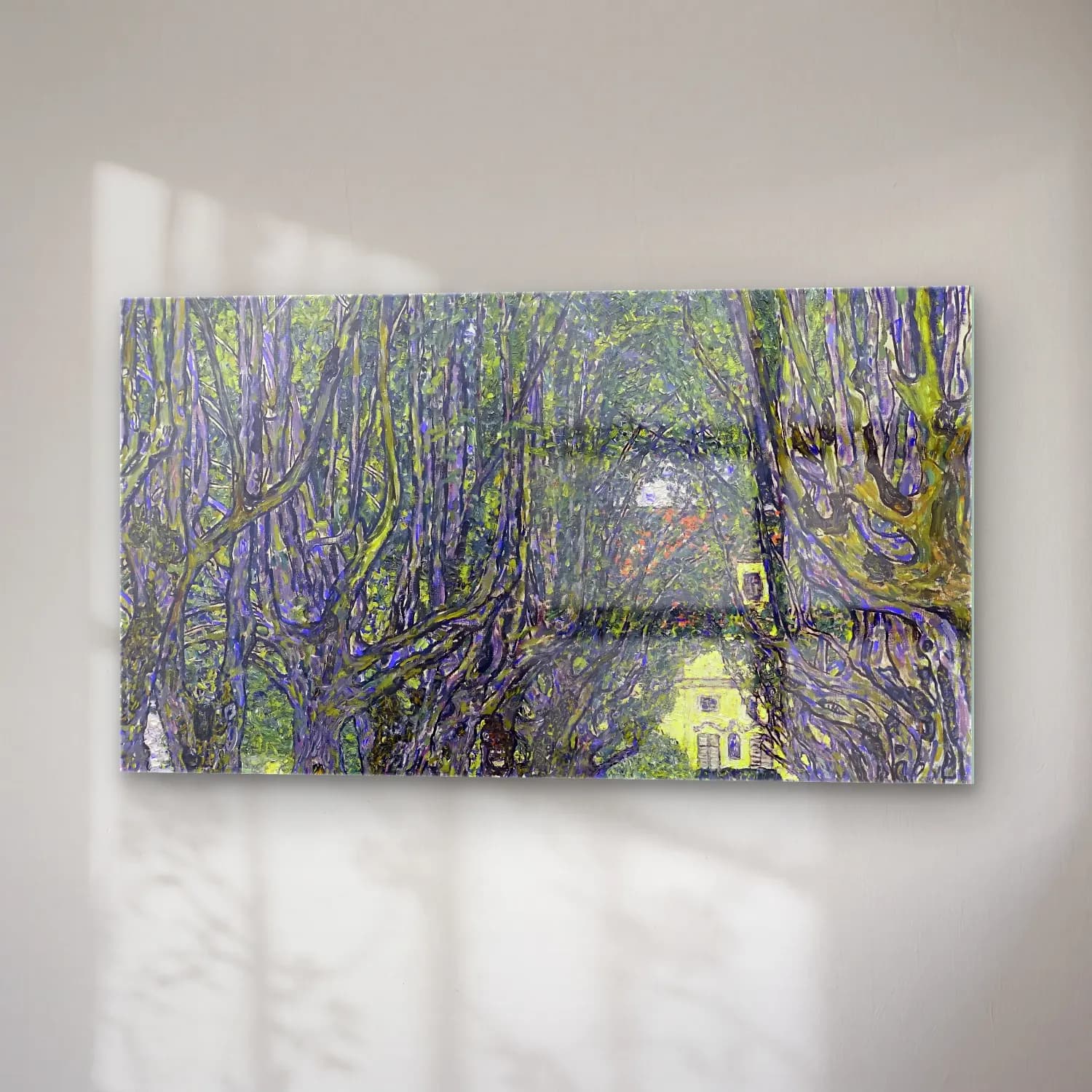 Gustav Klimt – Allee at Schloss Kammer cam tablo — sağ açıdan görünüm