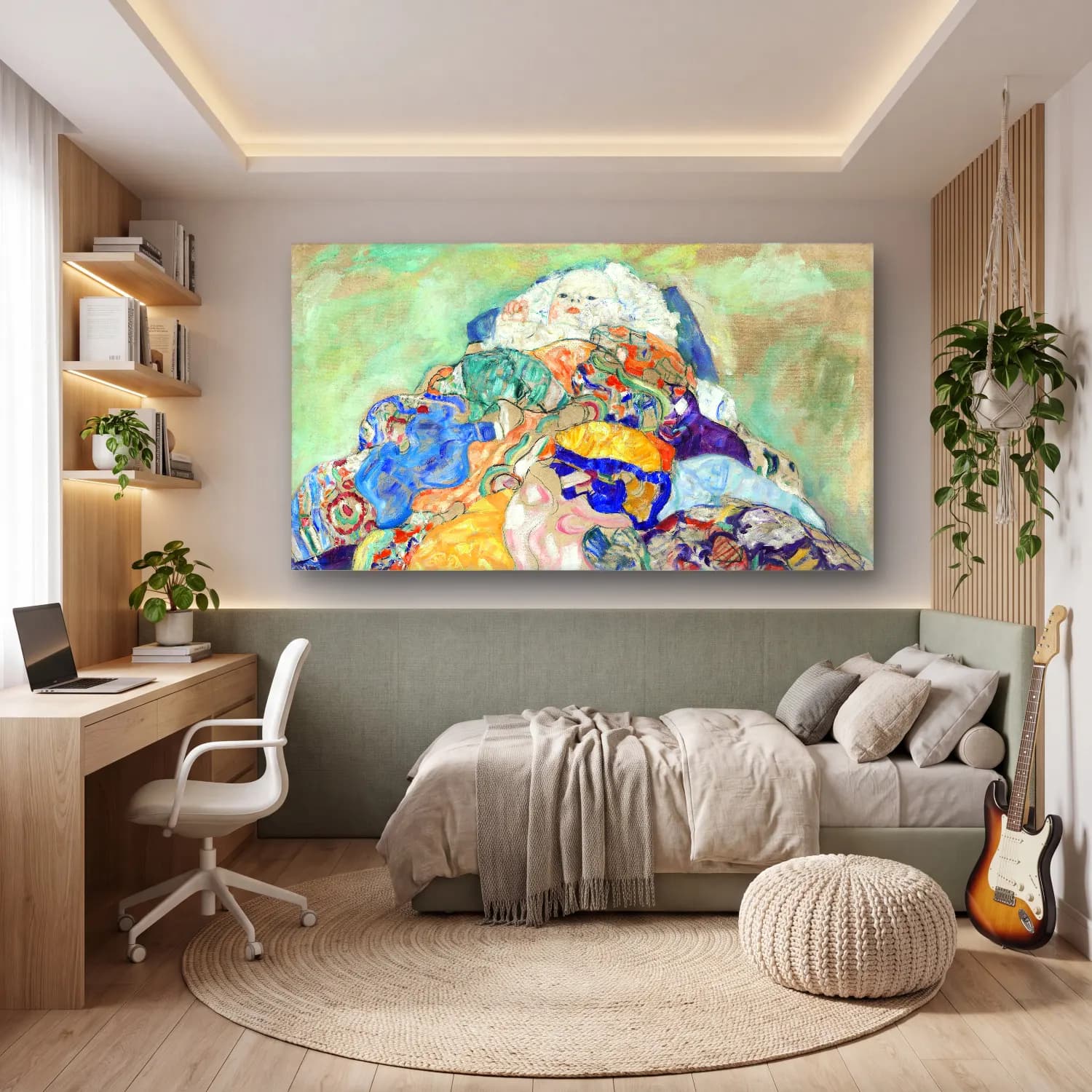 Gustav Klimt – Baby (Cradle) cam tablo — genç odasında