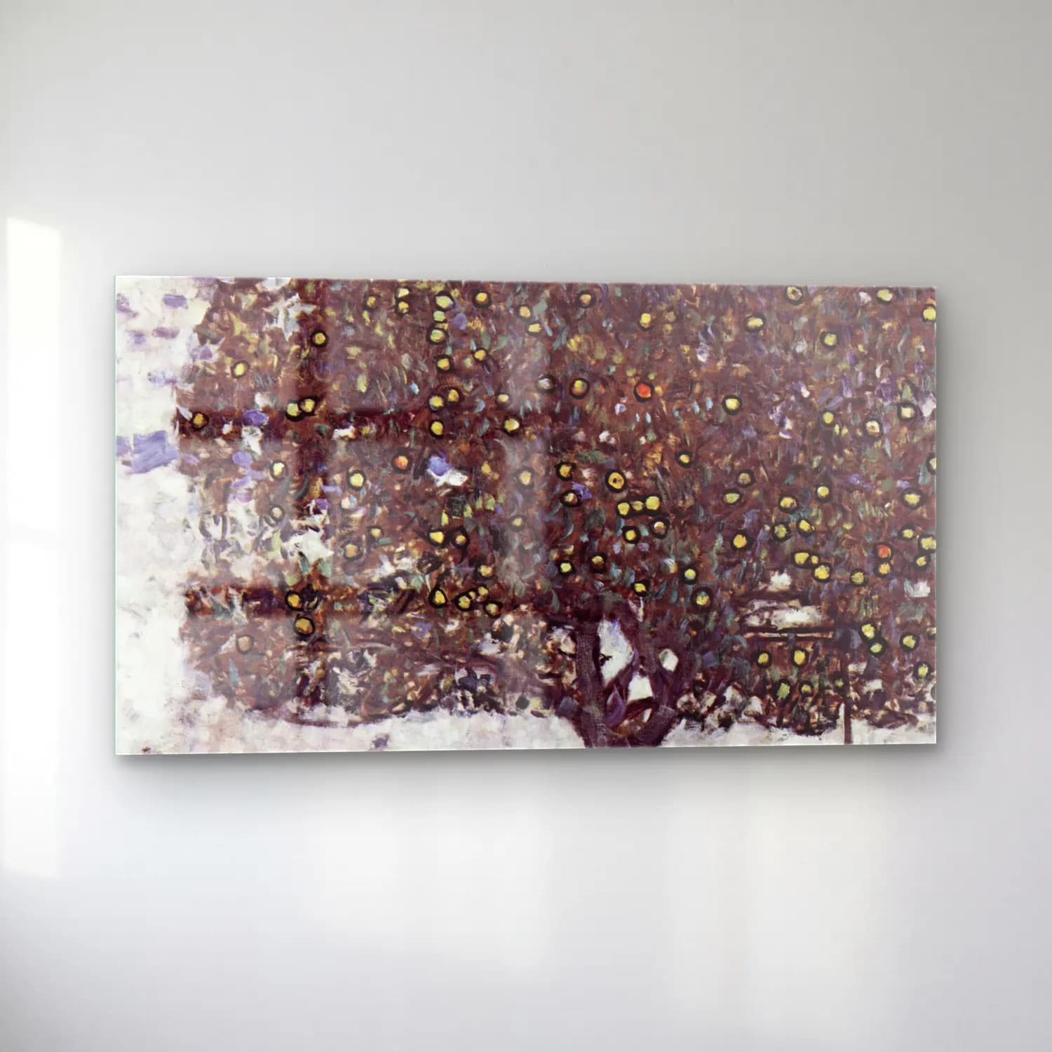 Gustav Klimt – Der Apfelbaum cam tablo — sol açıdan görünüm