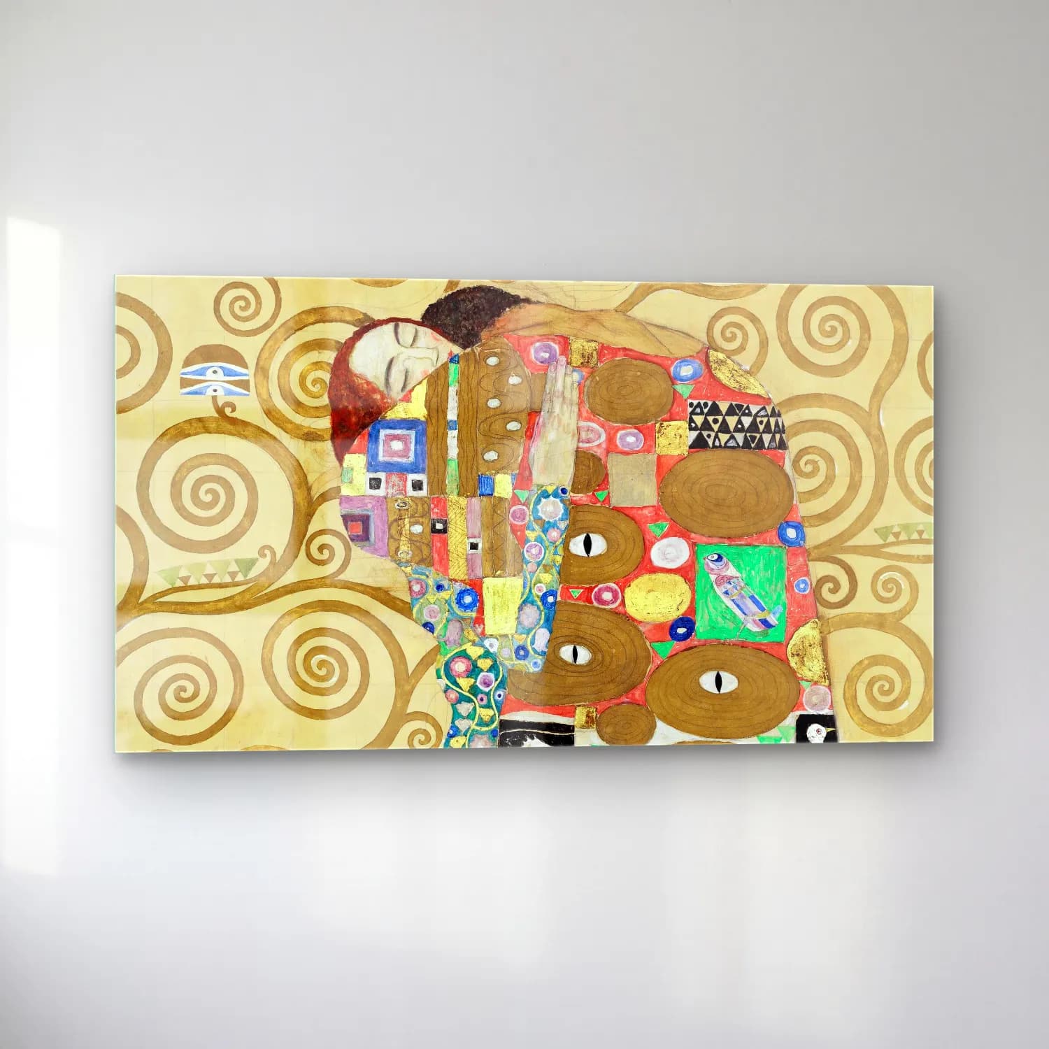 Gustav Klimt – Fulfillment cam tablo — sol açıdan görünüm