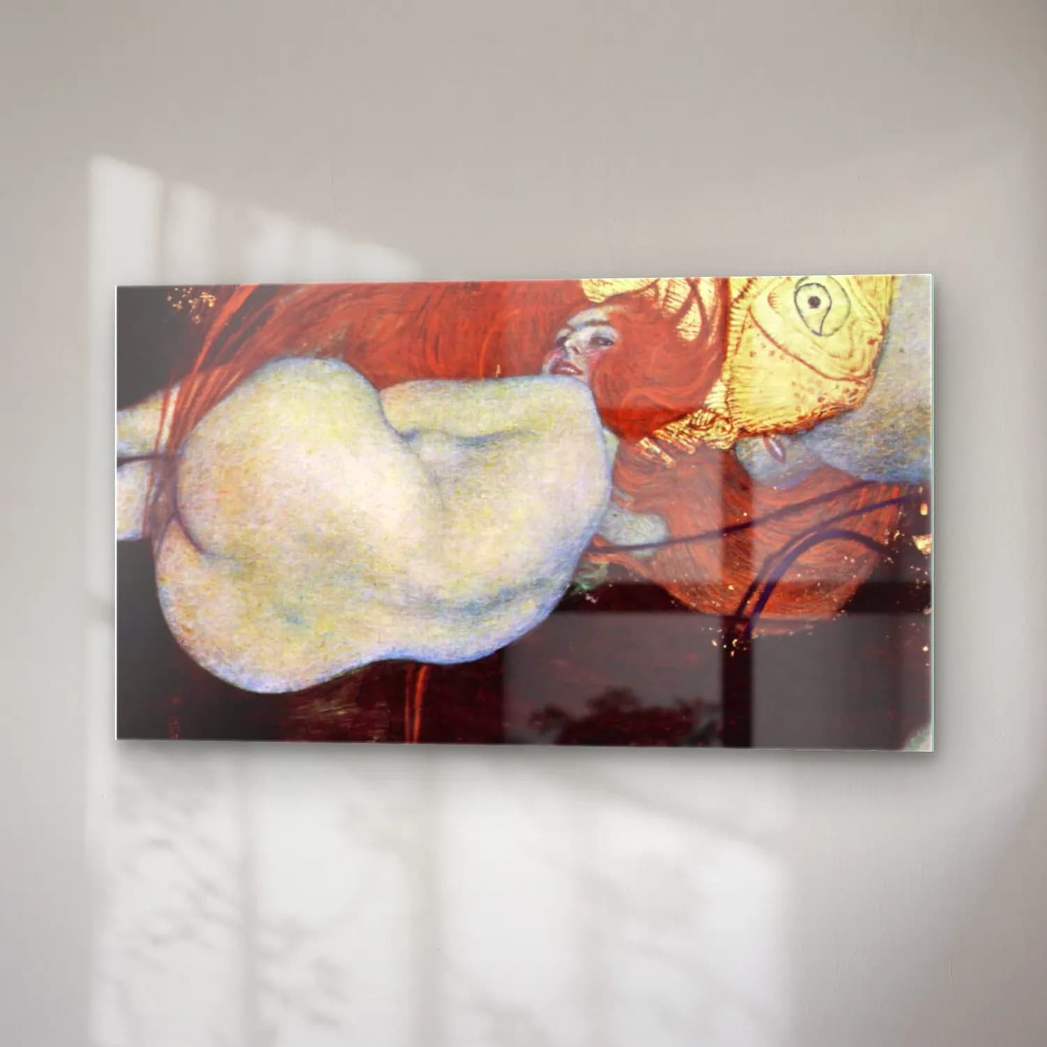 Gustav Klimt – Goldfish cam tablo — sağ açıdan görünüm