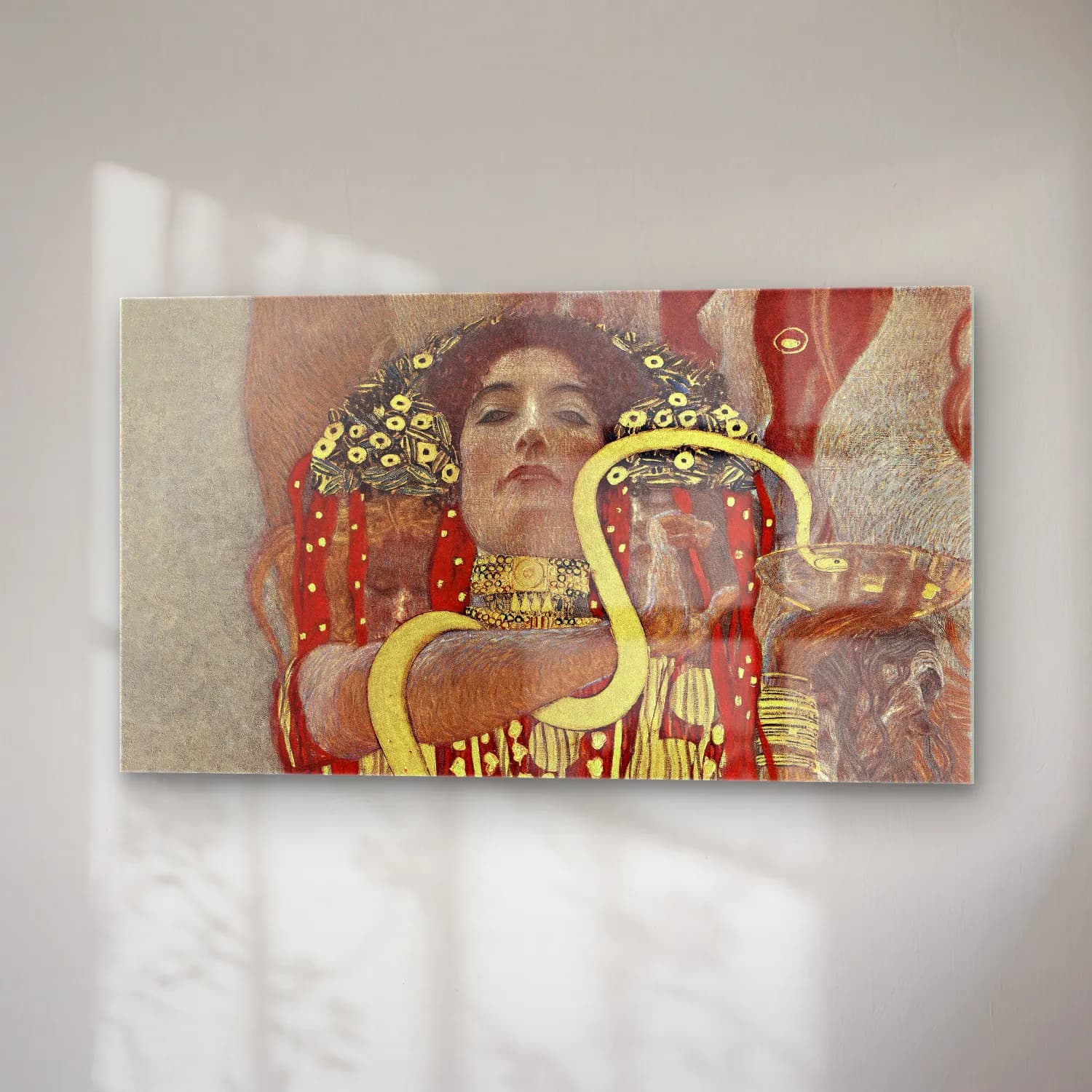 Gustav Klimt – Hygieia cam tablo — sağ açıdan görünüm