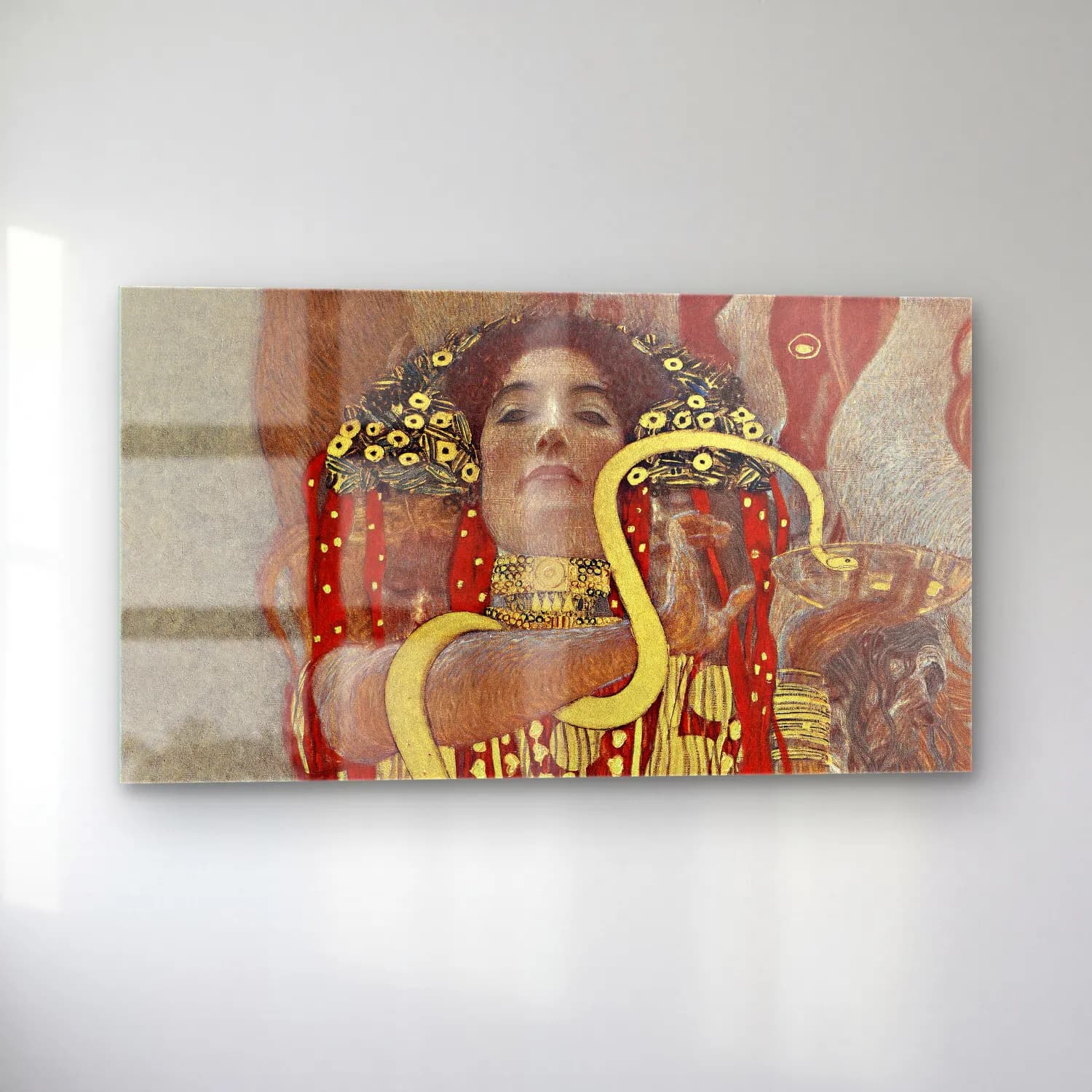 Gustav Klimt – Hygieia cam tablo — sol açıdan görünüm