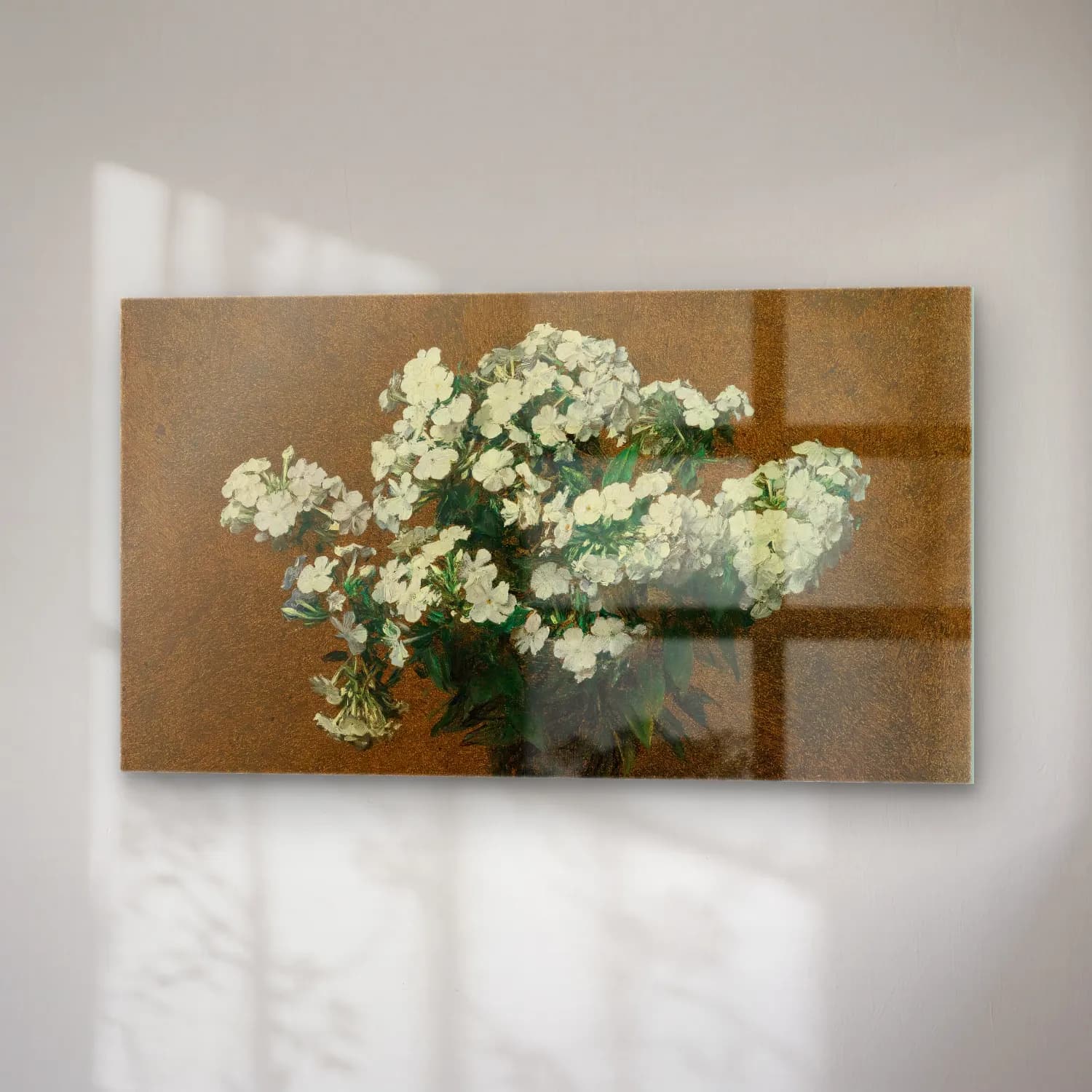 Henri Fantin-Latour – Phlox Blancs Dans Un Vase cam tablo — sağ açıdan görünüm