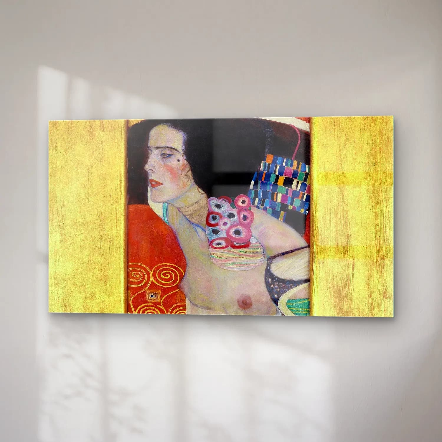 Gustav Klimt – Judith II cam tablo — sağ açıdan görünüm