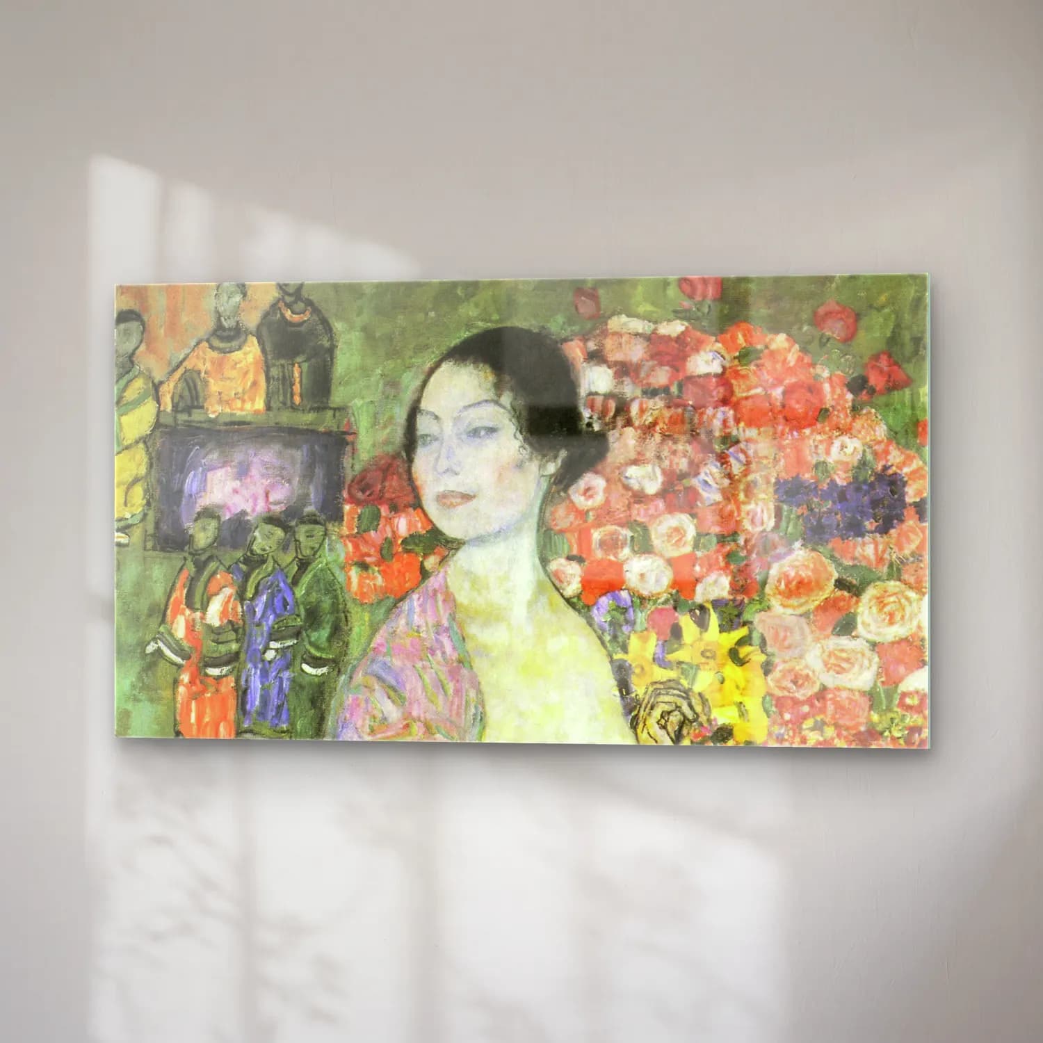 Gustav Klimt – The Dancer cam tablo — sağ açıdan görünüm