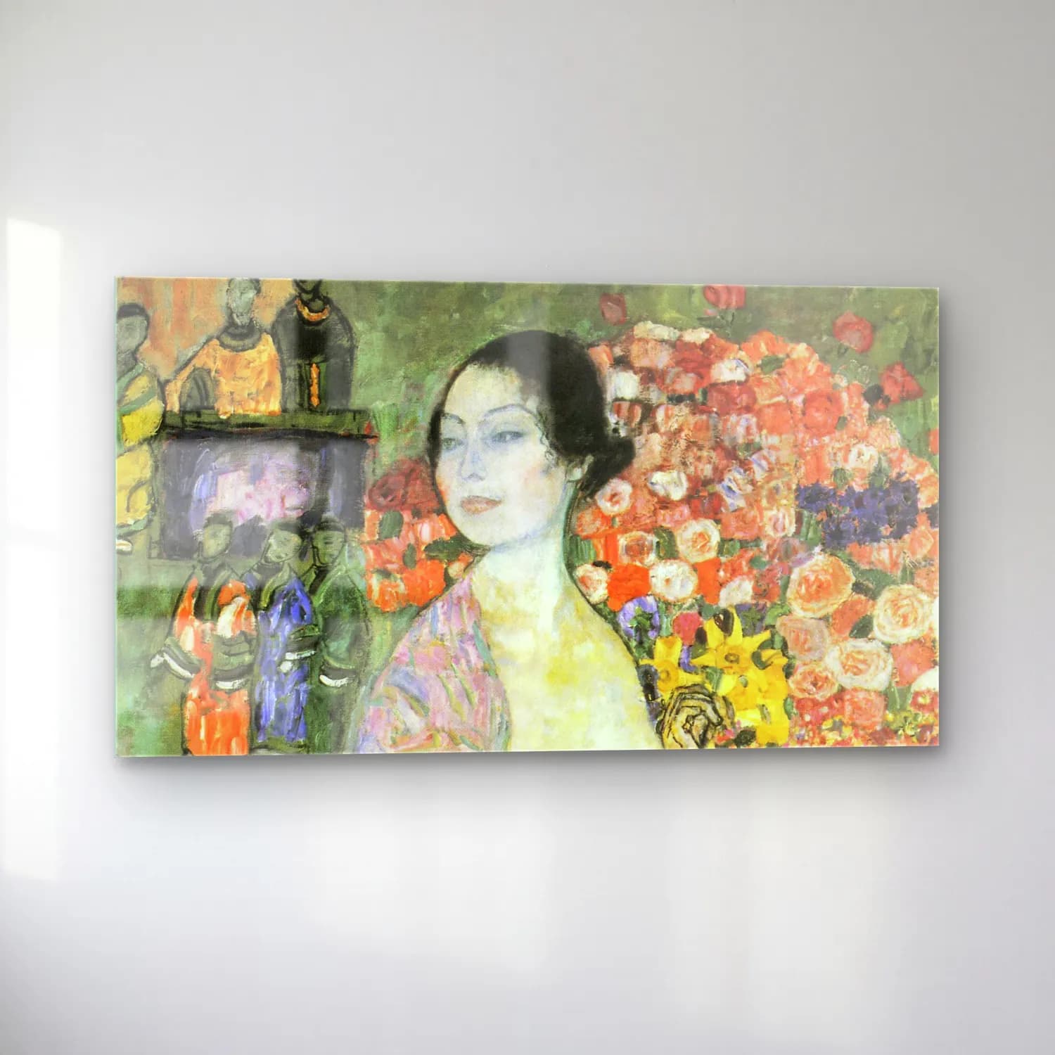 Gustav Klimt – The Dancer cam tablo — sol açıdan görünüm